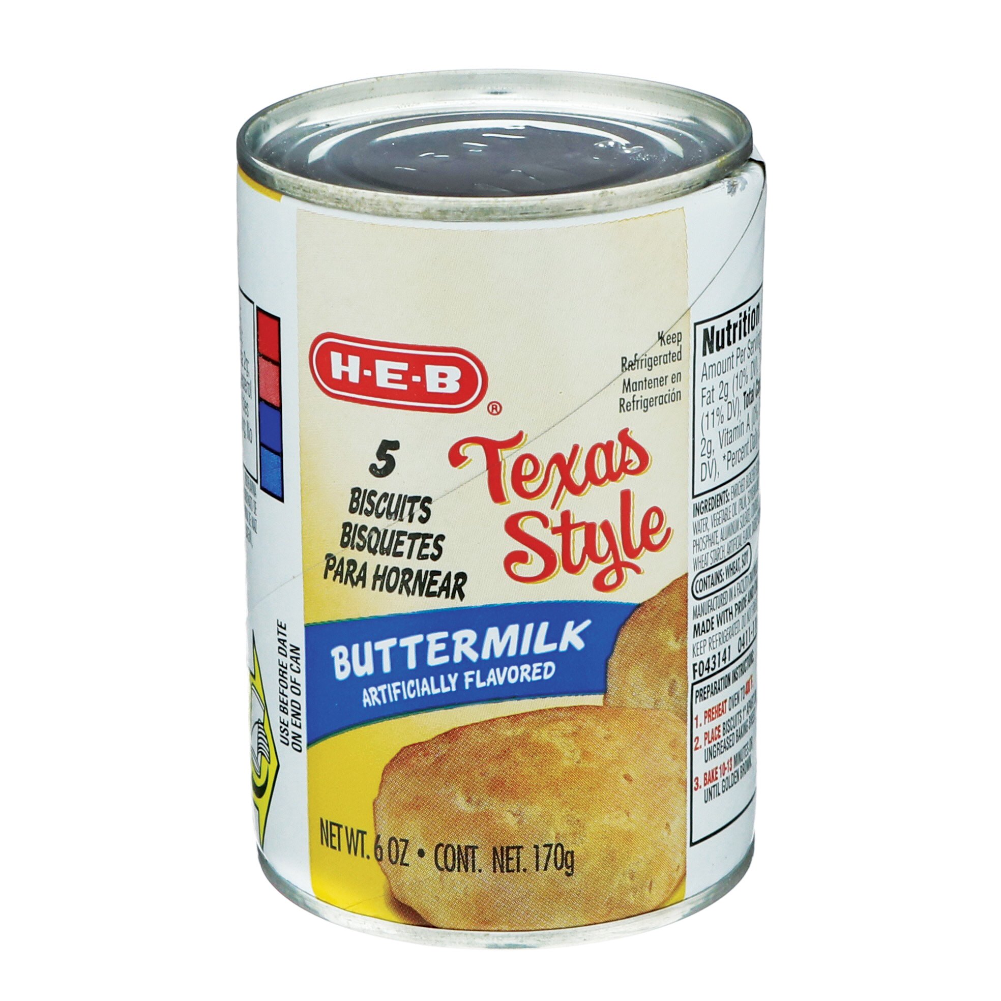 H E B Texas Style Buttermilk Biscuits Shop Biscuit Cookie Dough At