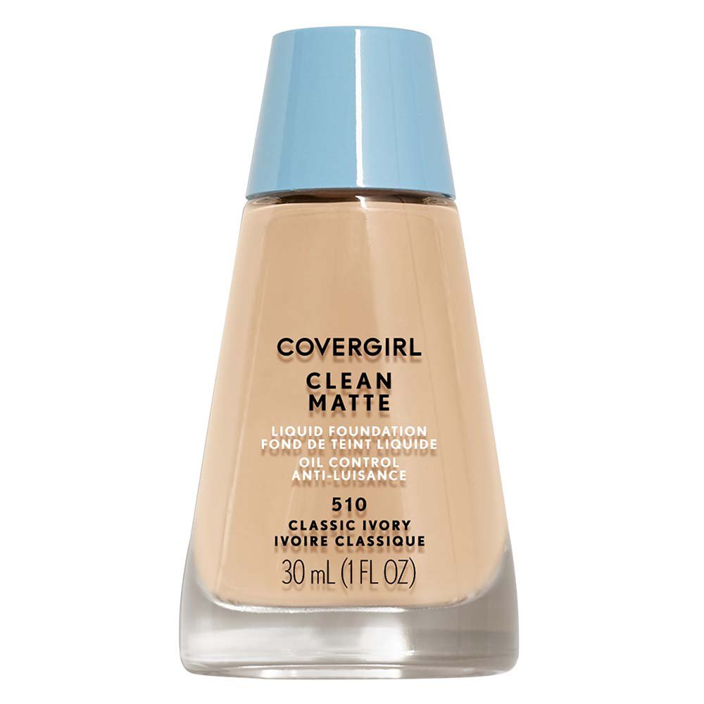 Covergirl Clean Matte Liquid Foundation 510 Classic Ivory Shop