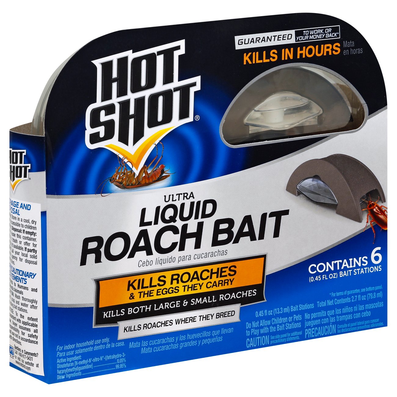 Hot Shot Ultra Liquid Roach Bait Stations Shop Insect Killers At H E B