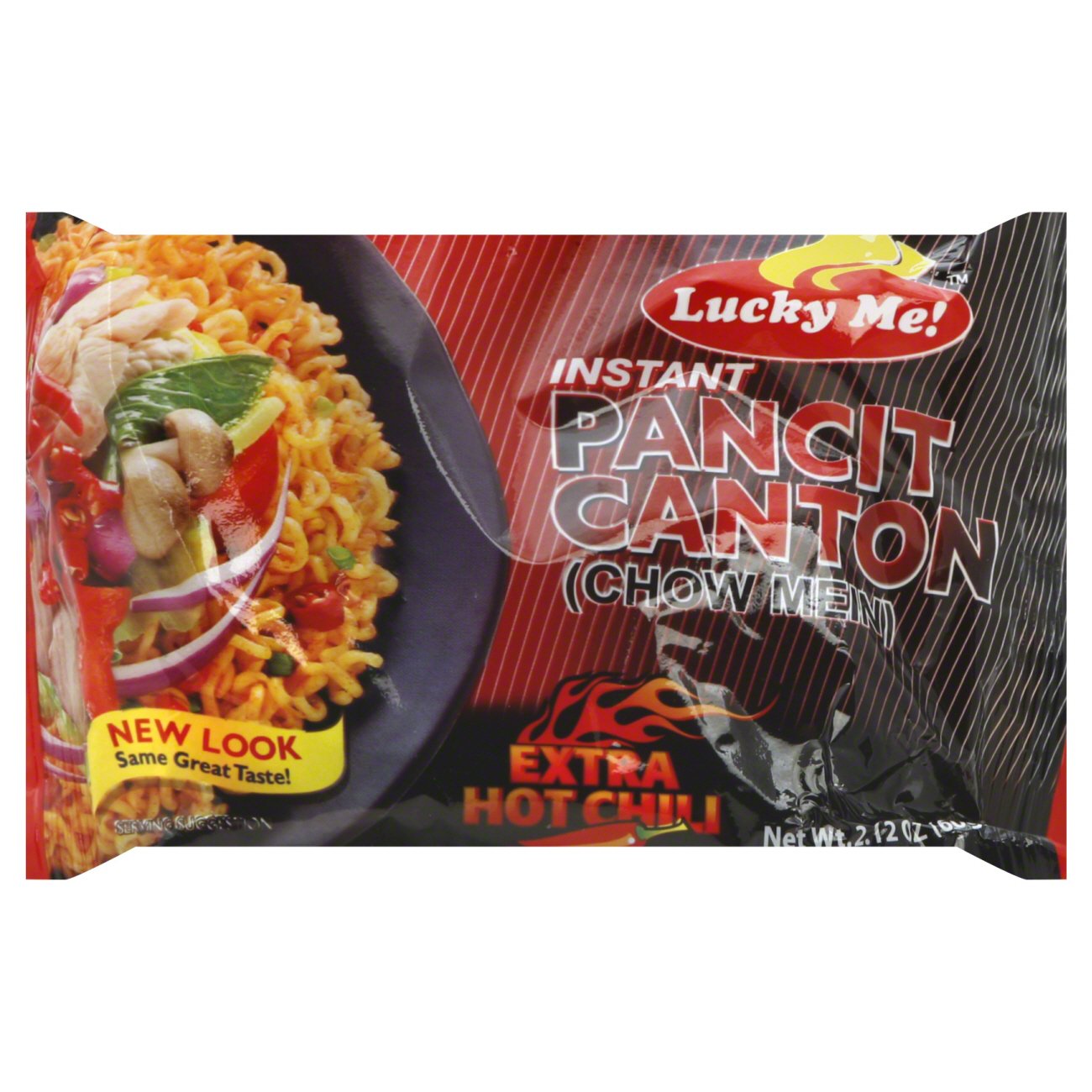 Lucky Me Instant Extra Hot Chili Flavor Pancit Canton Shop Soups