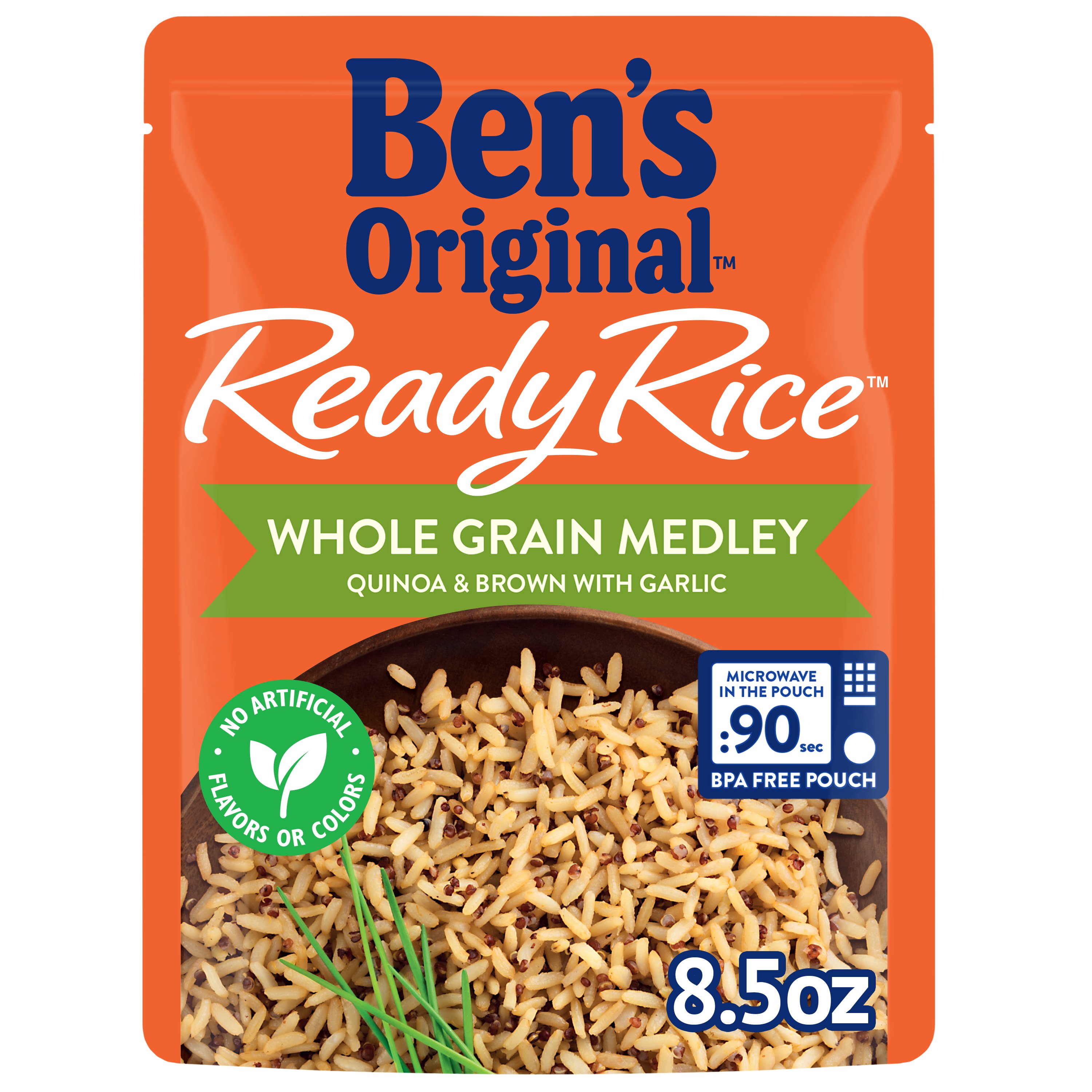 Uncle Ben S Ready Whole Grain Medley Quinoa Brown Rice Garlic Shop