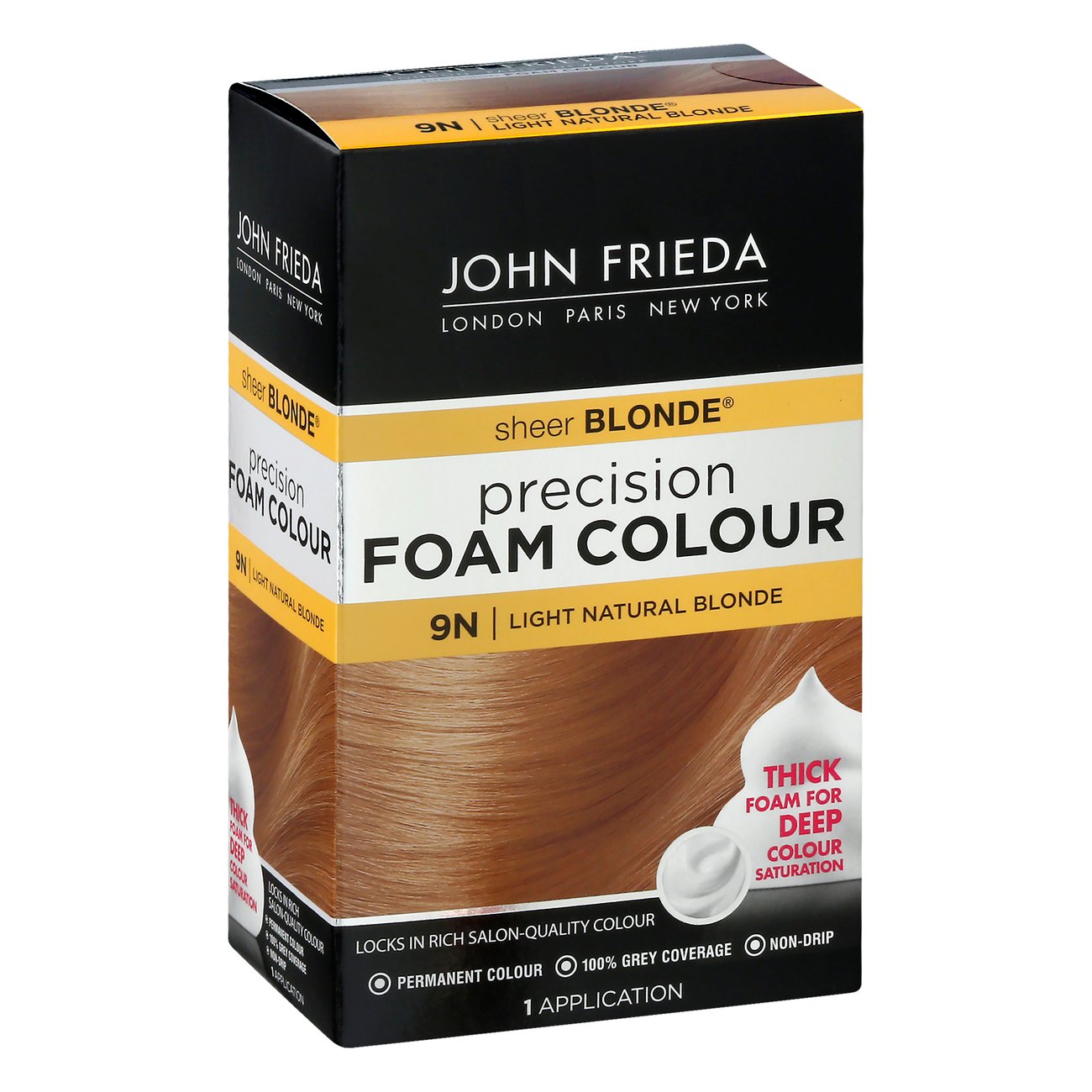 John Frieda Precision Foam Colour Light Natural Blonde Permanent Colour