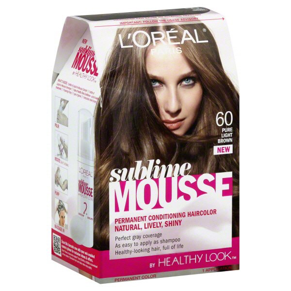 L Or Al Paris Healthy Look Sublime Mousse Pure Light Brown Permanent