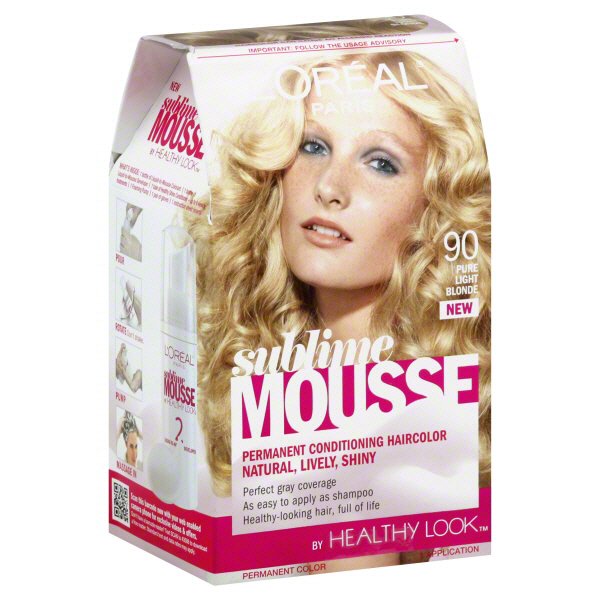 L Oréal Paris Healthy Look Sublime Mousse 90 Pure Light Blonde