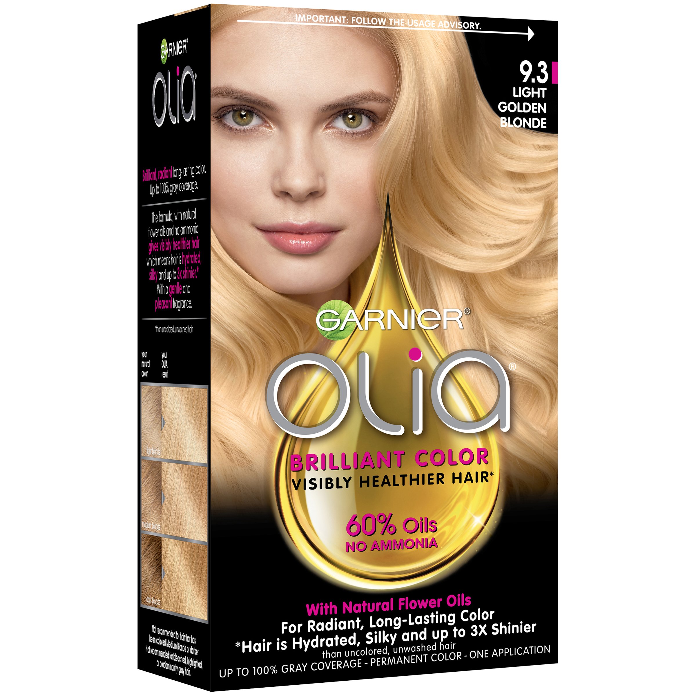 Garnier Olia Oil Powered Permanent Hair Color Light Golden Blonde 63700 Hot Sex Picture