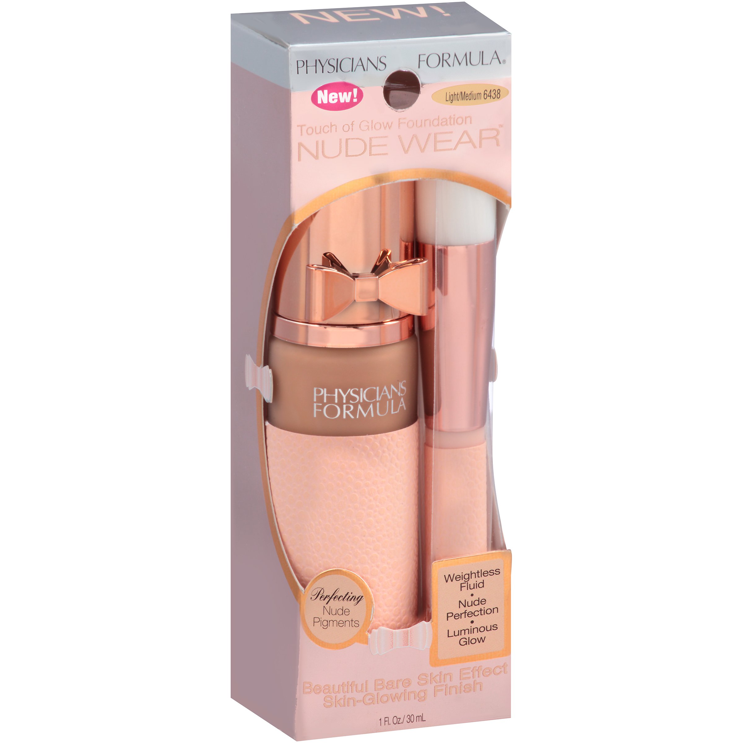 Physicians Formula Nude Wear Glowing Nude Foundation Light Medium