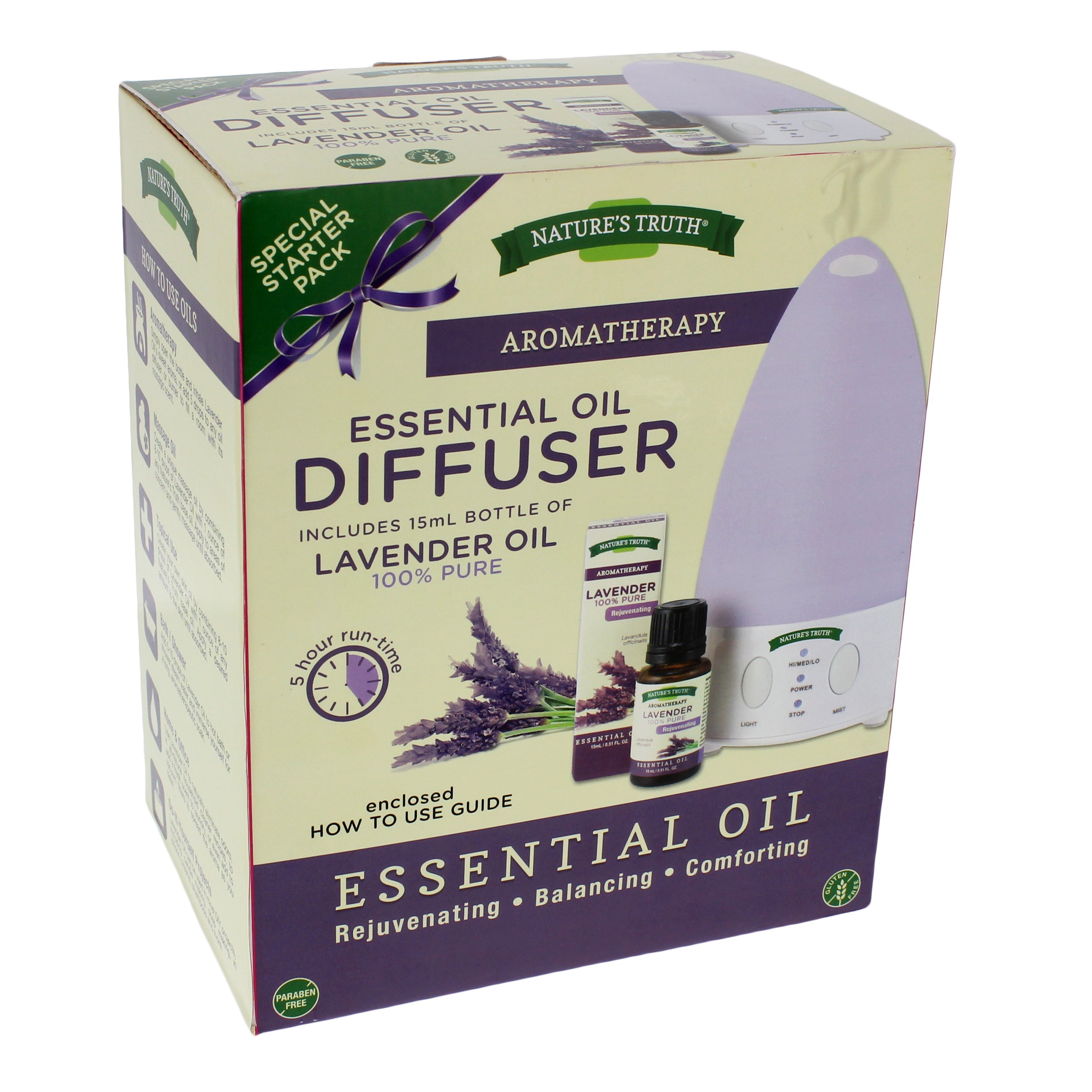 Nature S Truth Essential Oil Diffuser Lavender 100 Pure Shop At H E B