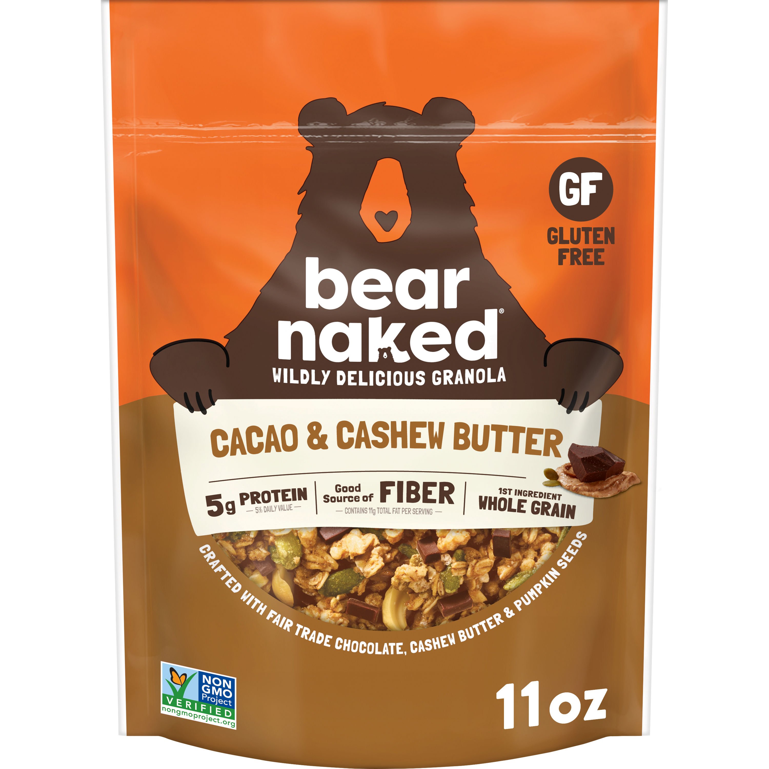 Bear Naked Granola Cacao Cashew Butter 11 Oz Central Market