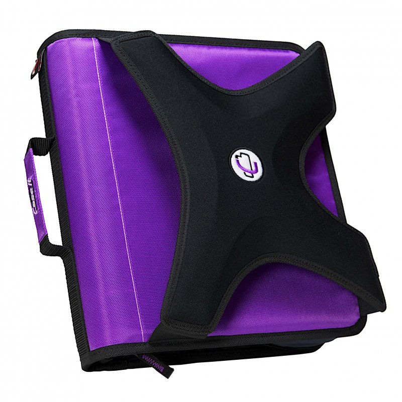 Case It The X Hugger 3 Ring 2 Zipper Binder Purple Shop Binders At