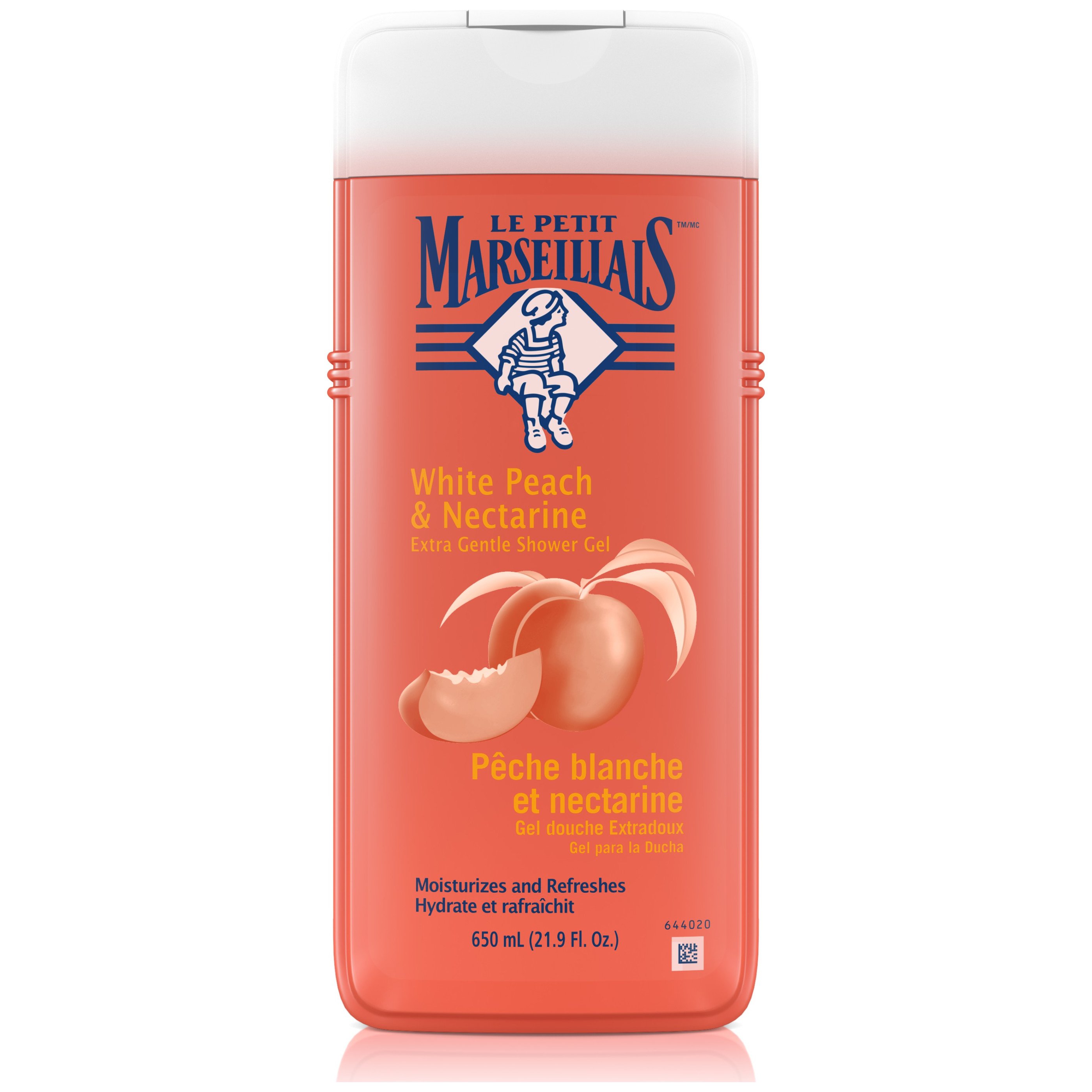 Le Petit Marseillais Extra Gentle Shower Gel White Peach Nectarine