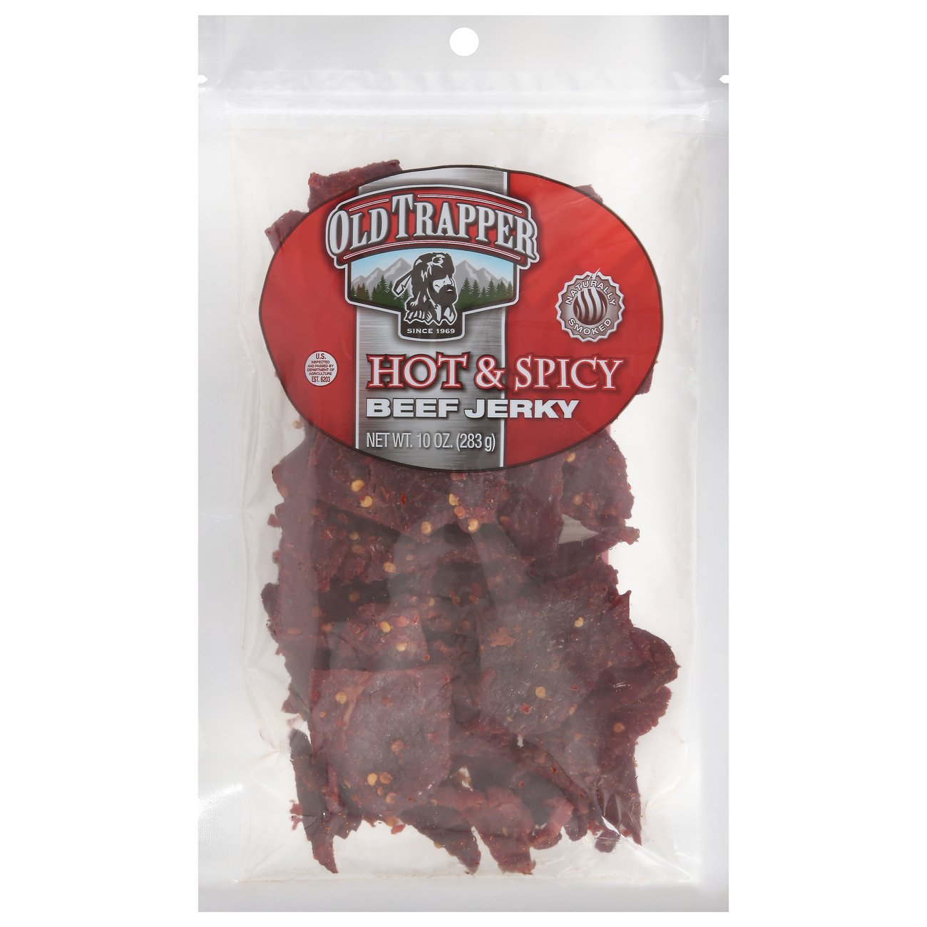 Old Trapper Hot Spicy Beef Jerky Shop Jerky At H E B