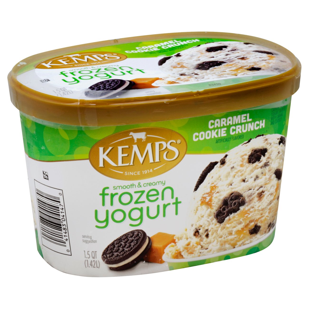 Kemps Caramel Cookie Crunch Frozen Yogurt Shop Frozen Yogurt At H E B