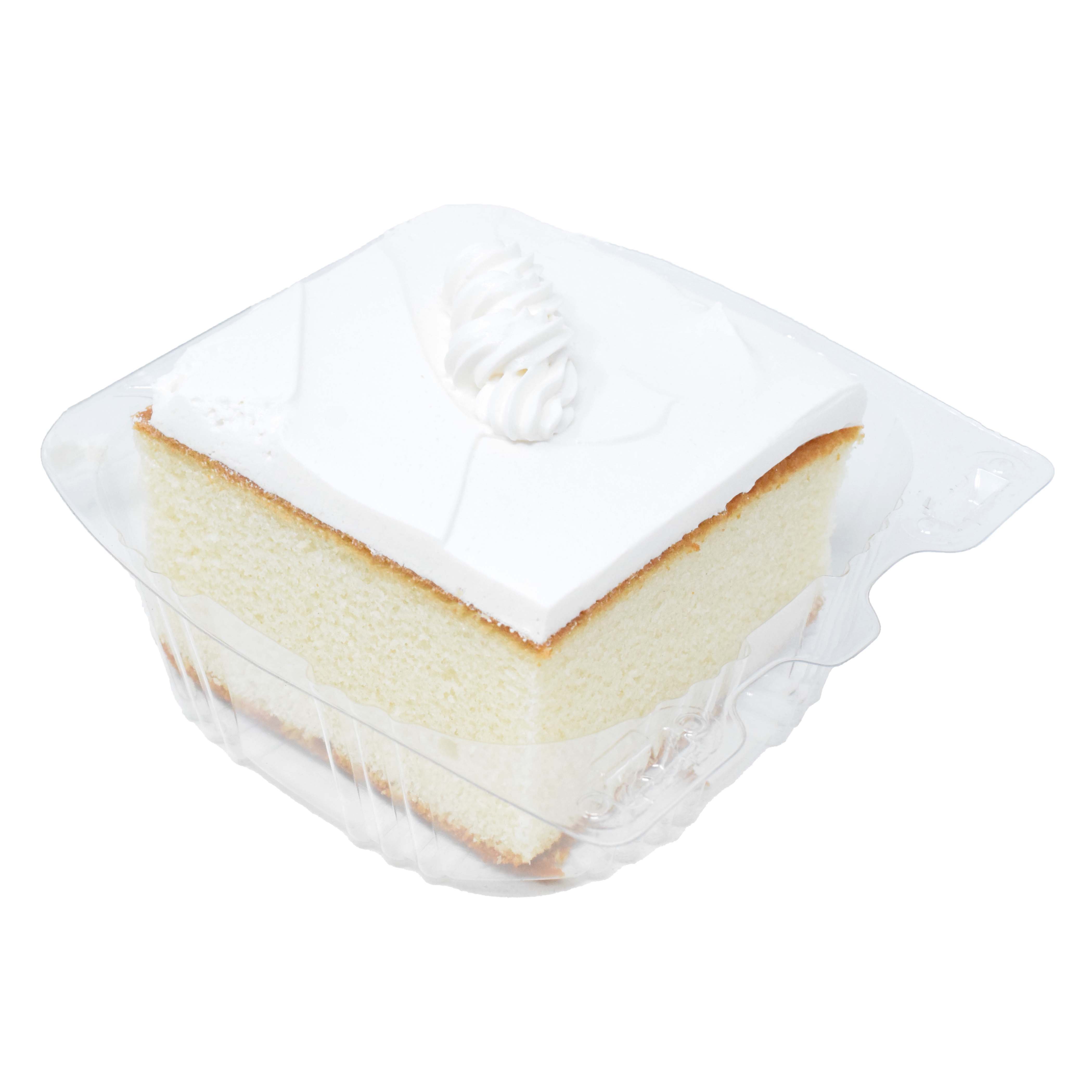 H E B Bakery Elite Icing White Cake Slice Shop Standard Cakes At H E B