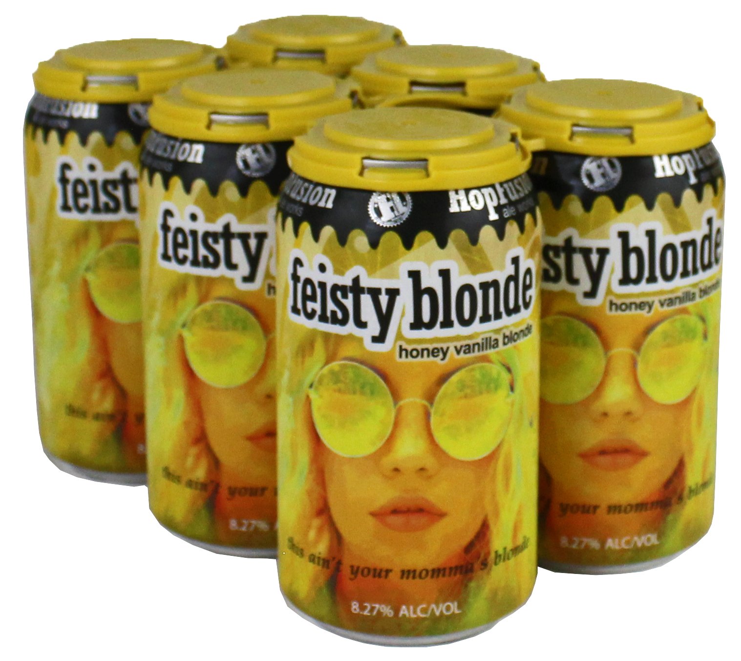 Hopfusion Feisty Blonde Ale Beer 6 Pk Cans Shop Beer At H E B