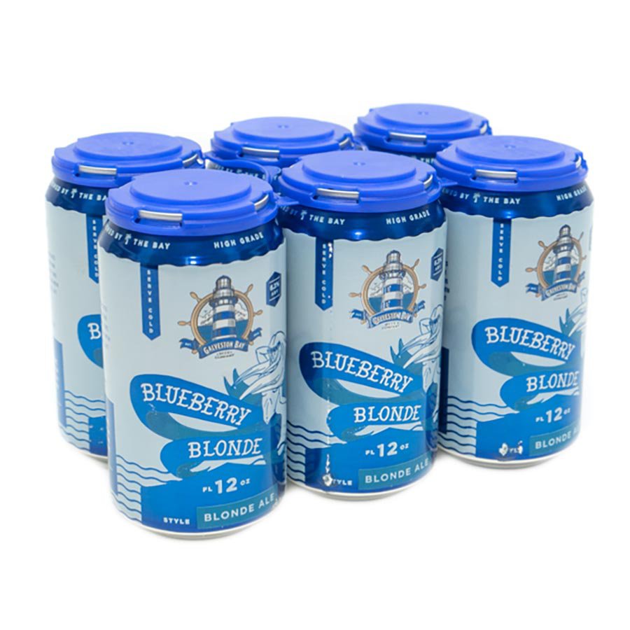 Galveston Bay Blueberry Blonde Ale Beer 6 Pk Cans Shop Beer At H E B