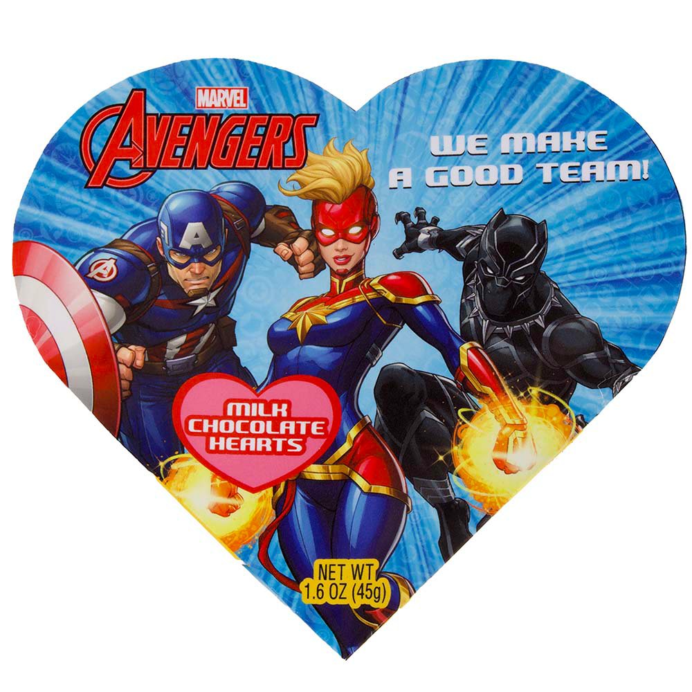 Frankford Marvel Avengers Milk Chocolate Hearts Valentine S Gift Box