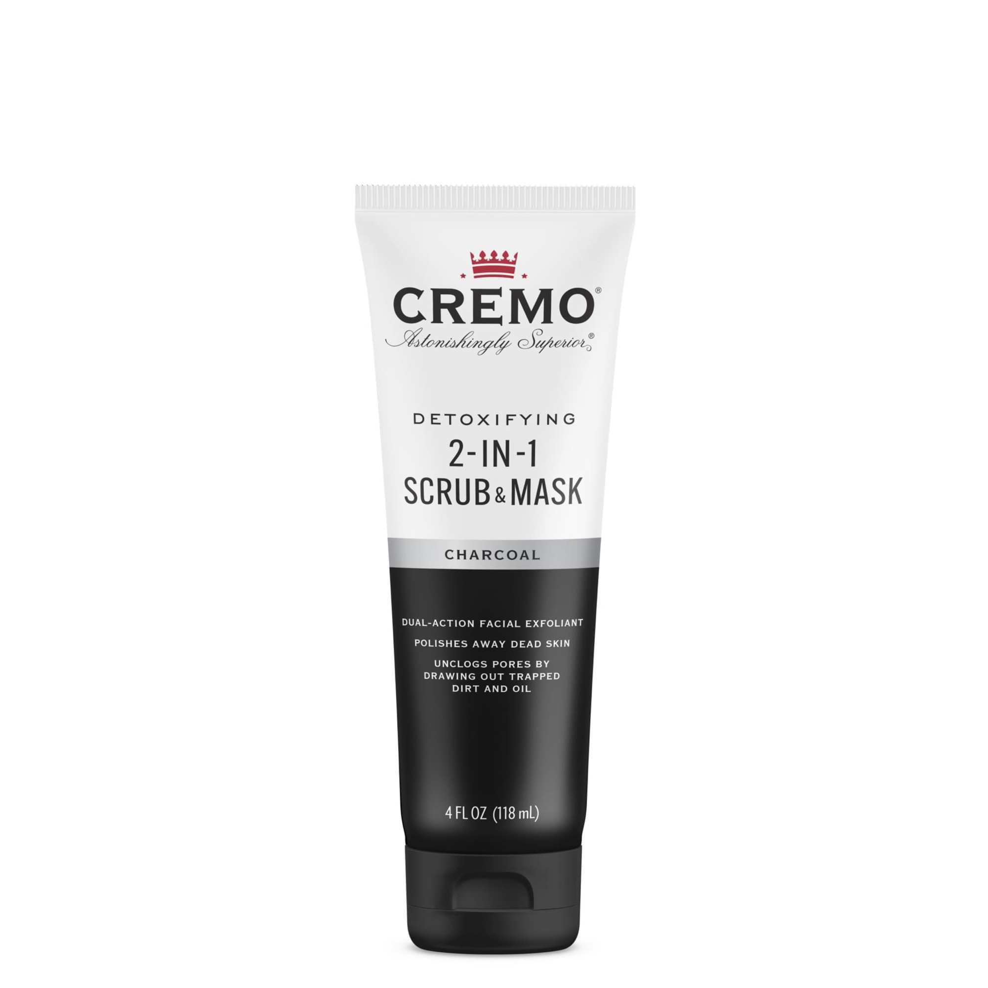 Cremo Detoxifying Charcoal In Scrub Mask Shop Facial Cleansers