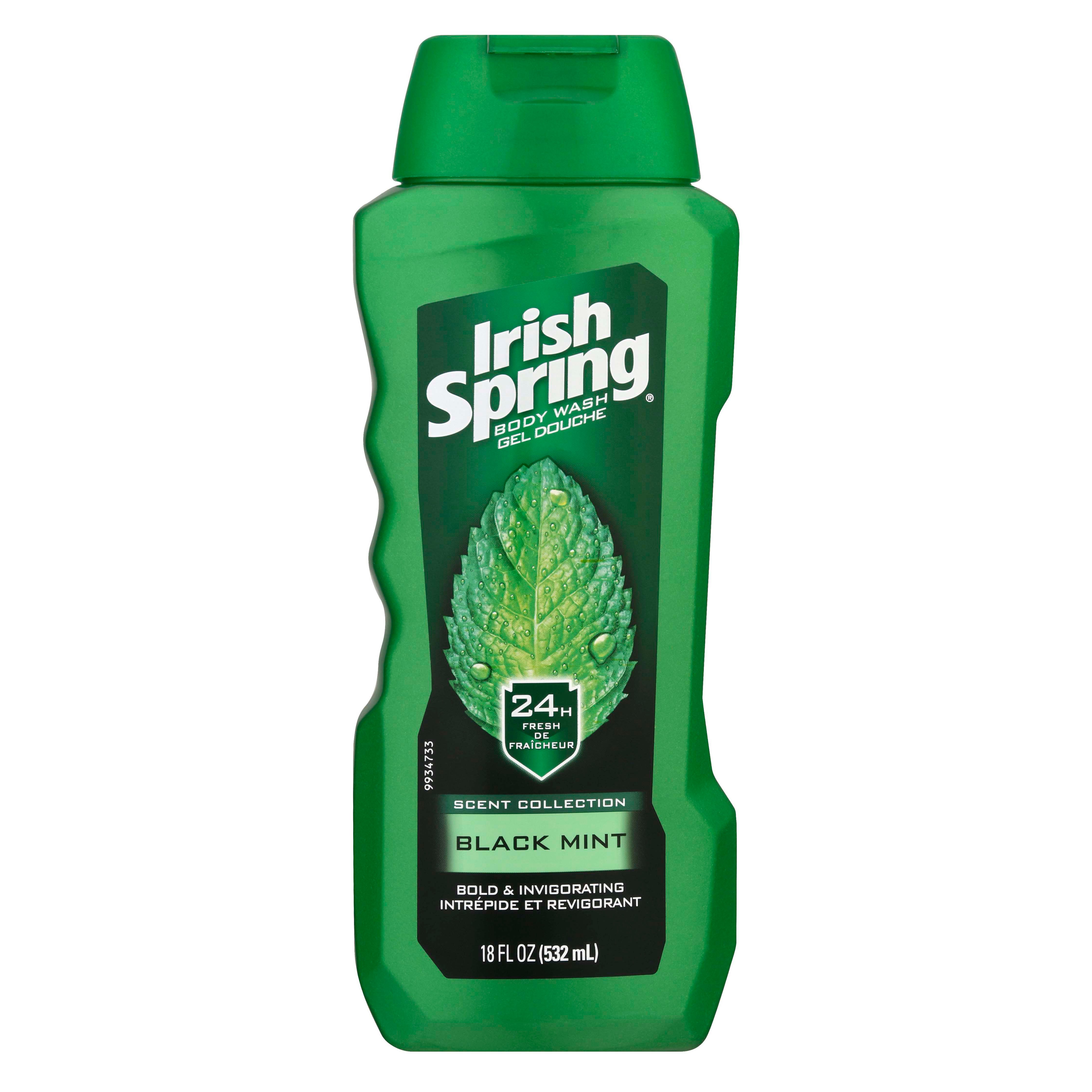 Irish Spring Body Wash Black Mint Shop Cleansers Soaps At H E B