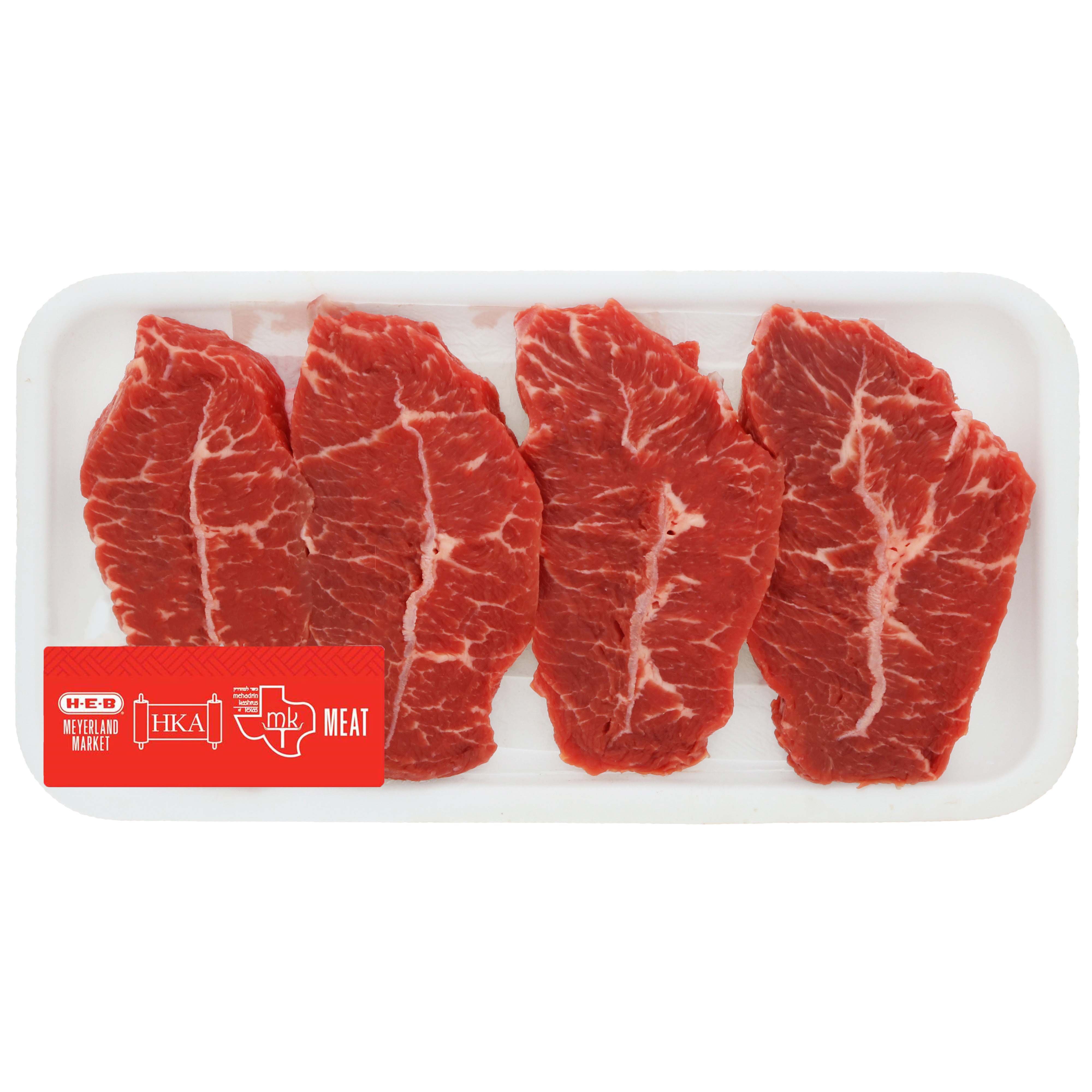 H E B Kosher Beef Minute Steak Boneless Shop Beef At H E B