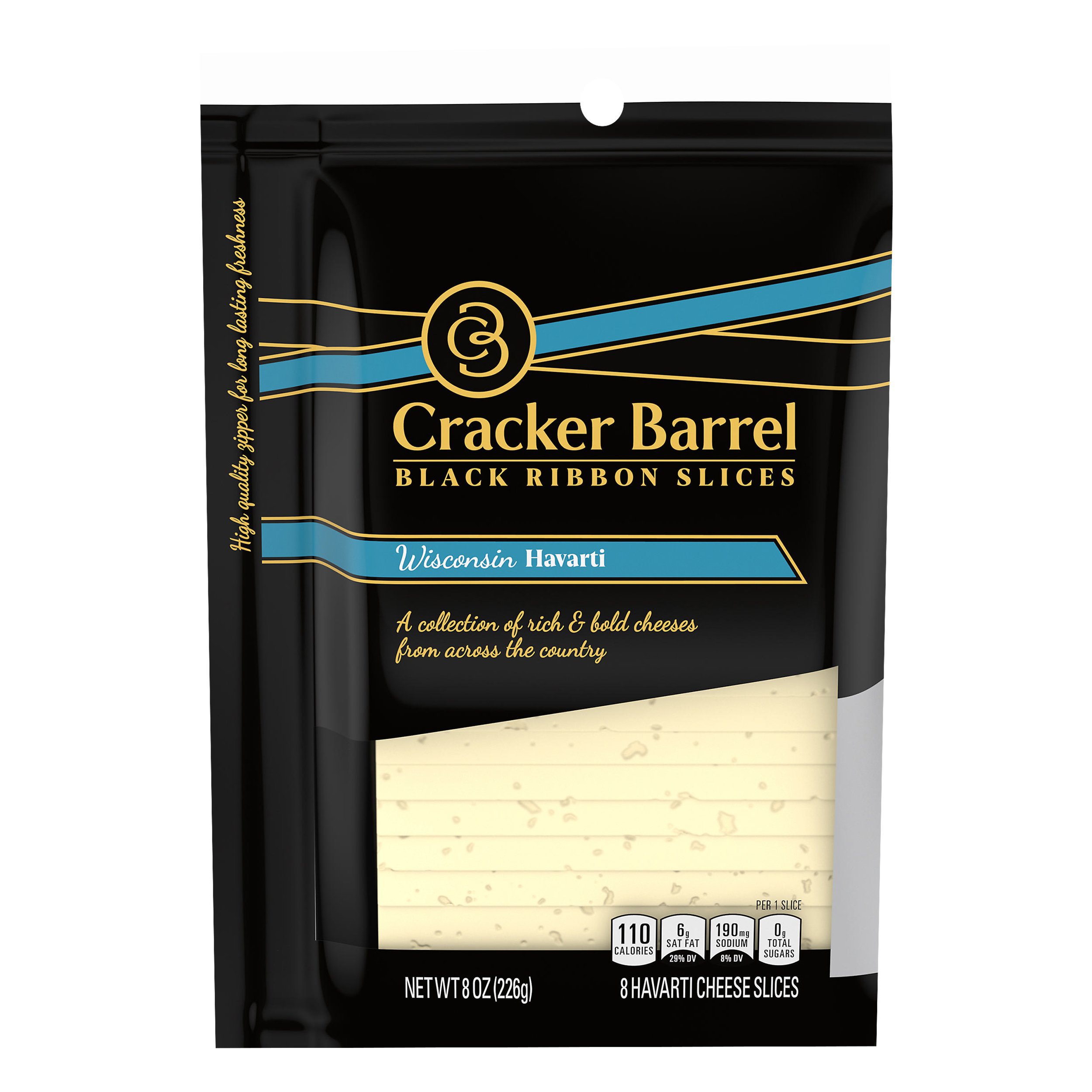 Cracker Barrel Wisconsin Havarti Cheese Sliced Shop Cheese At H E B