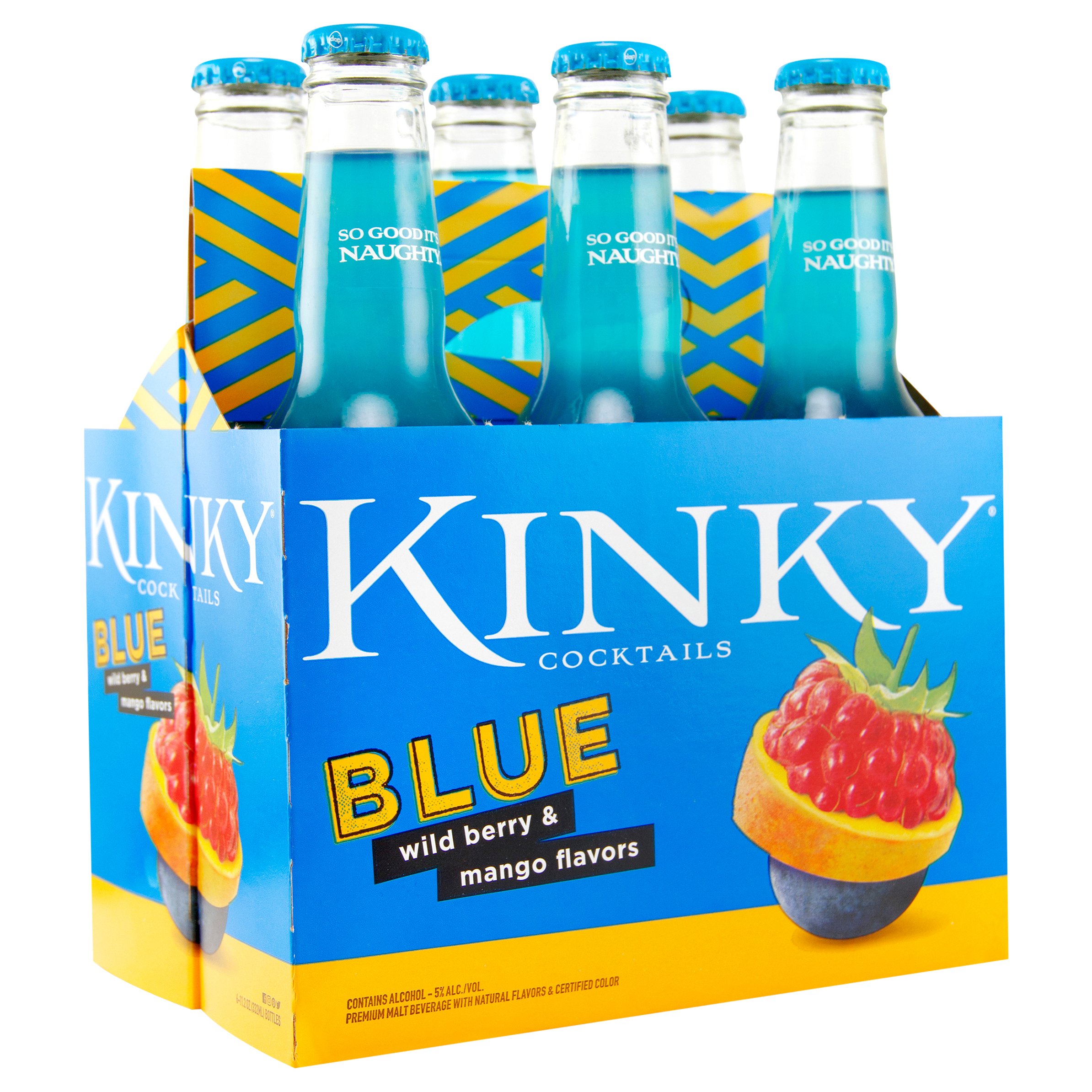 Kinky Cocktails Blue Malt Beverage 11 2 Oz Bottles Shop Malt