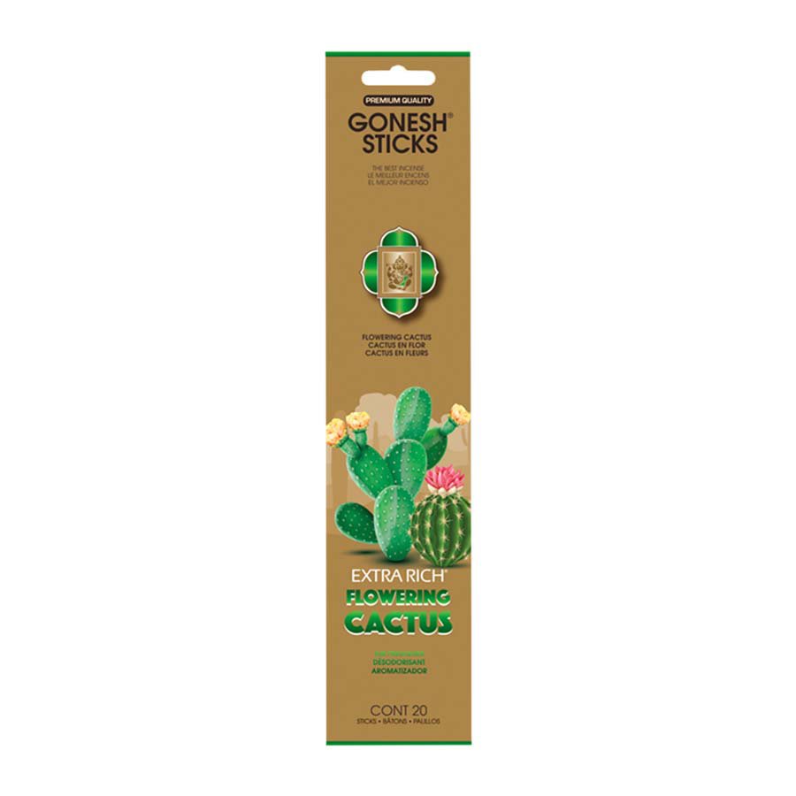 Gonesh Flowering Cactus Scented Extra Rich Incense Sticks Shop