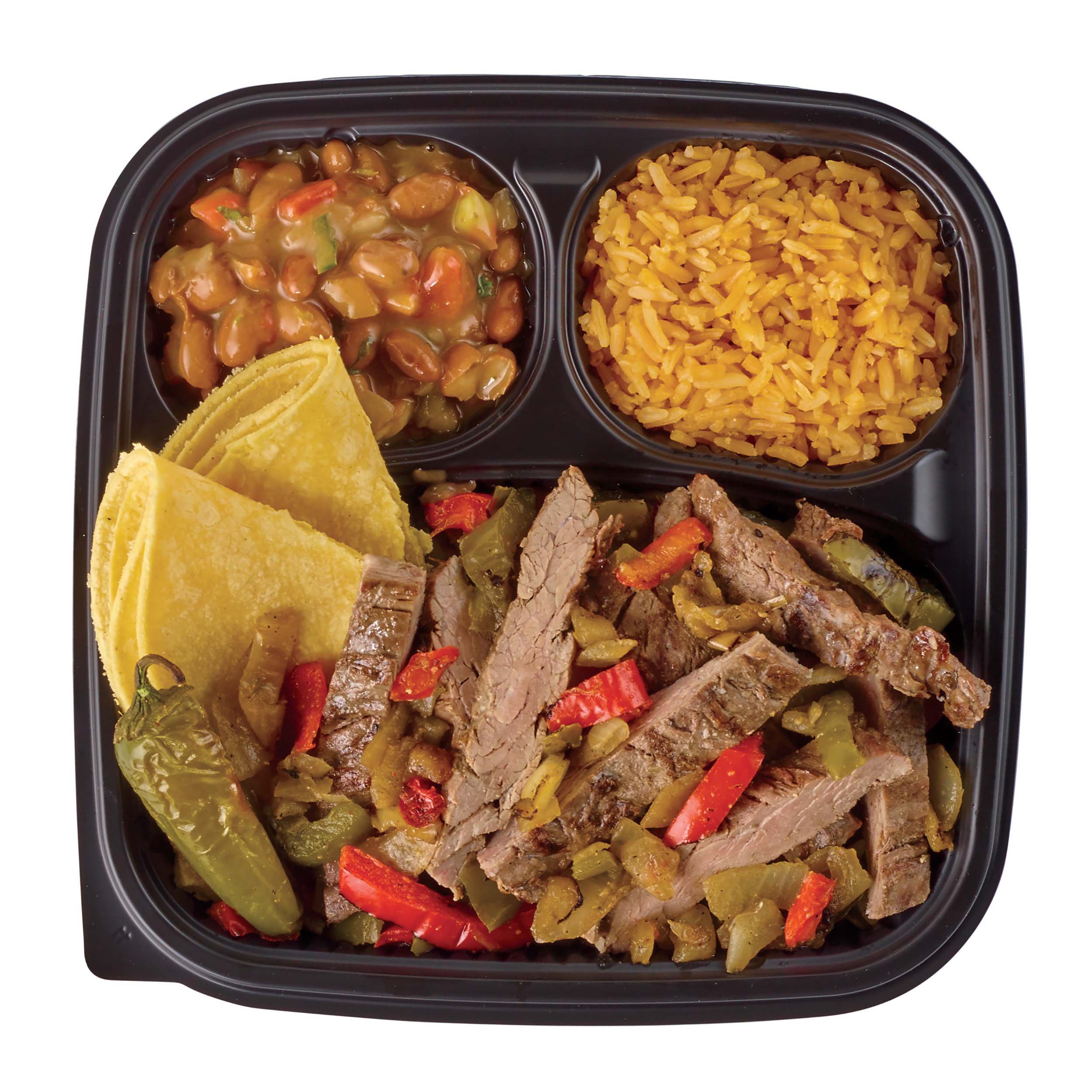 Flaming Bird Beef Fajita Plate Sold Hot Shop Entrees Sides At H E B