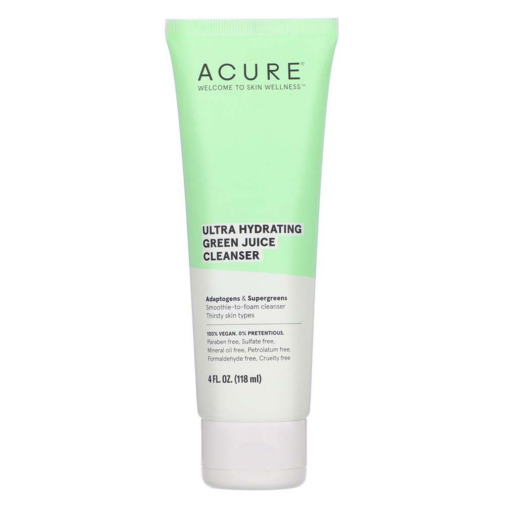 Acure Ultra Hydrating Green Juice Cleanser Shop Facial Cleansers