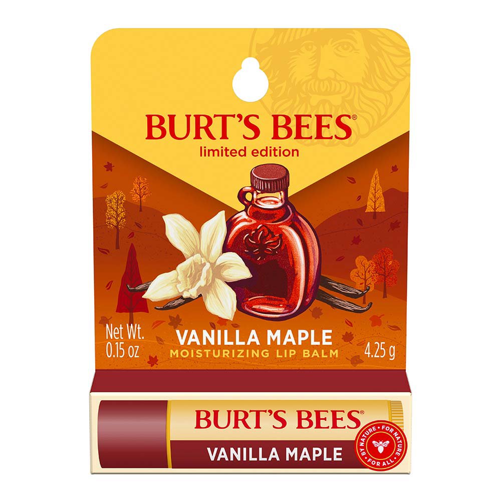 Burt S Bees Limited Edition Lip Balm Vanilla Maple Shop Lip Balm