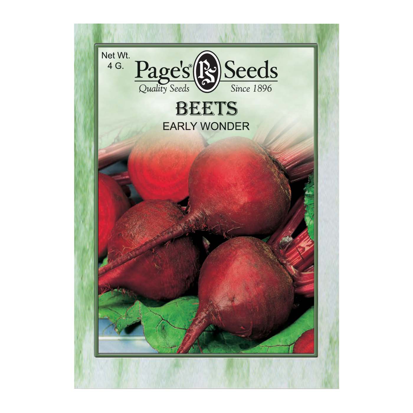 Page S Seeds Early Wonder Beets Seed Packet Shop Seeds At H E B