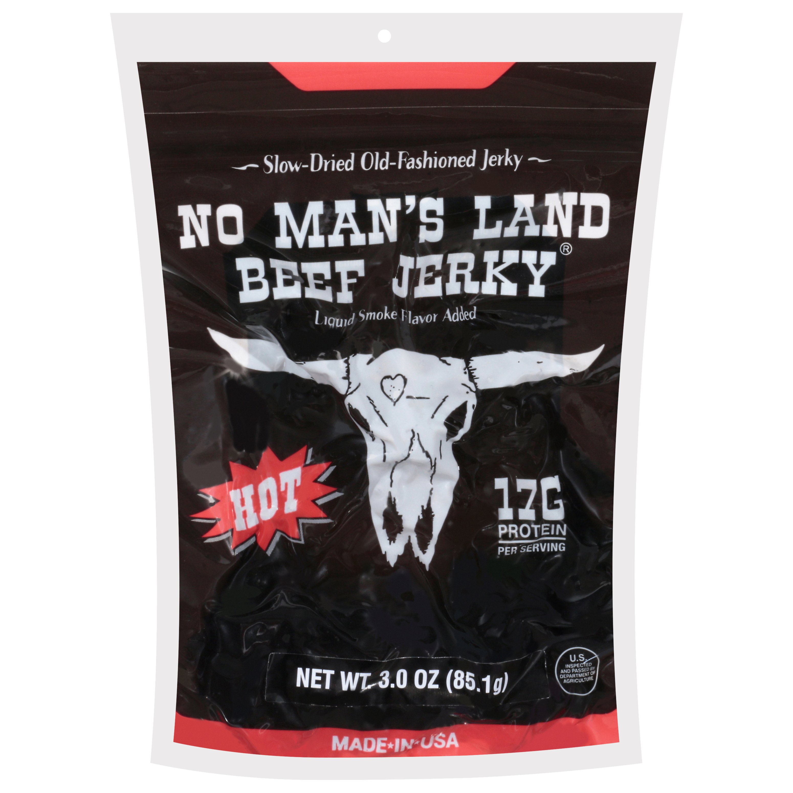 No Man S Land Hot Beef Jerky Shop Jerky At H E B