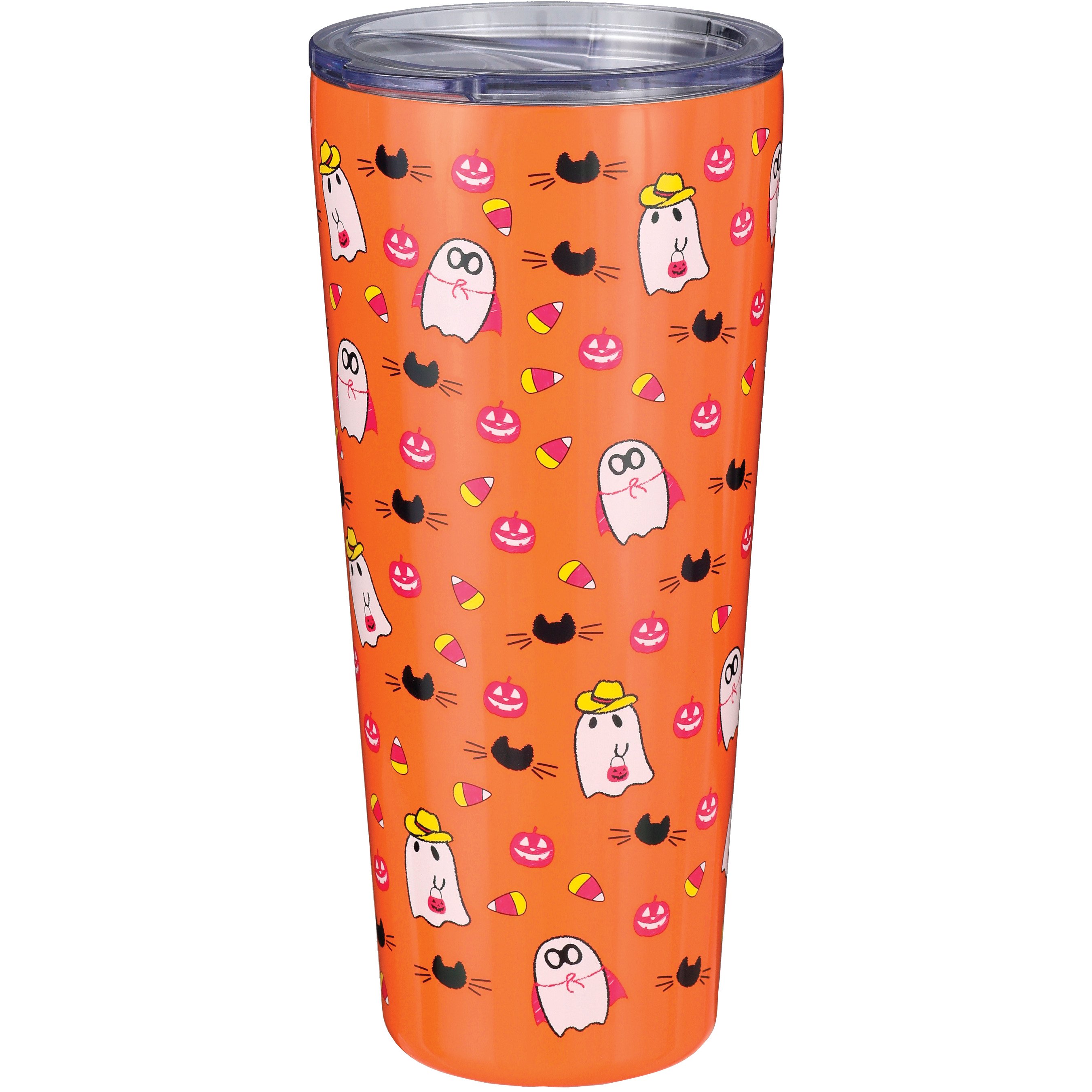 Destination Holiday Costumed Ghosts Stainless Steel Halloween Tumbler