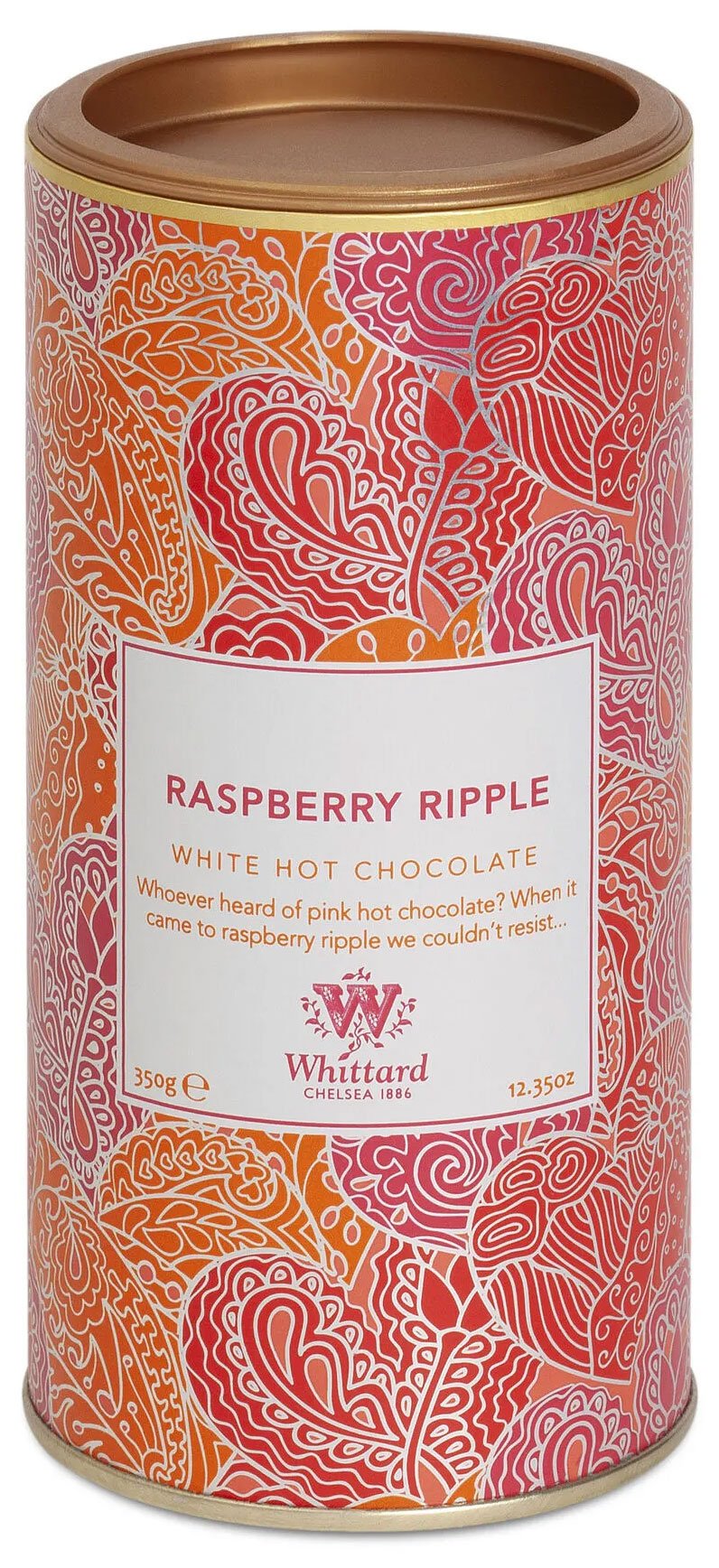 Whittard Raspberry Ripple White Hot Chocolate 12 35 Oz Central