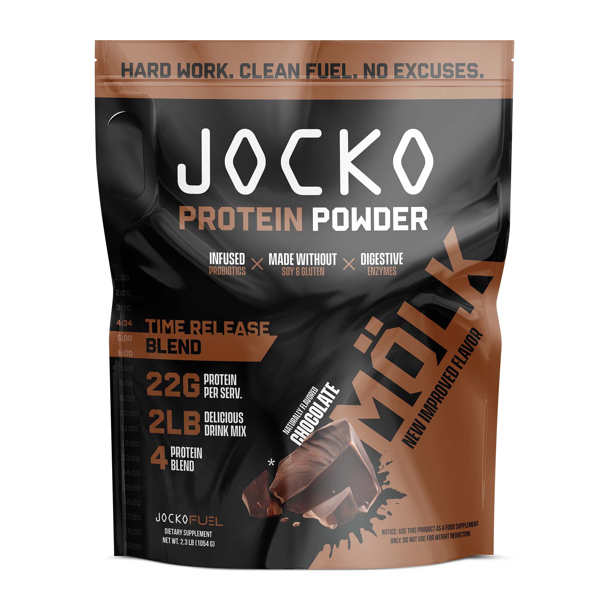 Jocko Mölk 22g Protein Powder Chocolate Shop Diet fitness at H E B