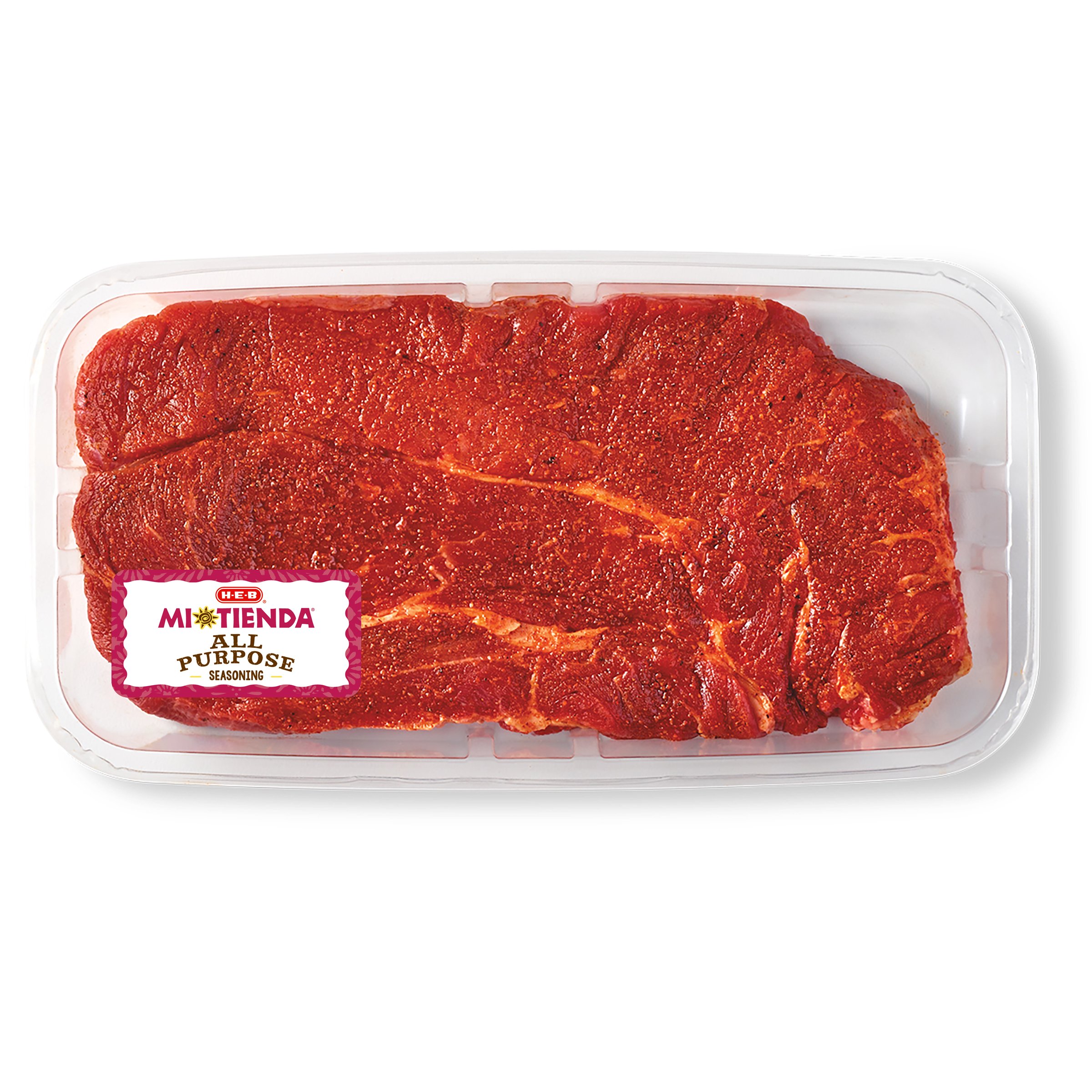 H E B Mi Tienda Seasoned Boneless Beef Chuck Steak All Purpose Shop