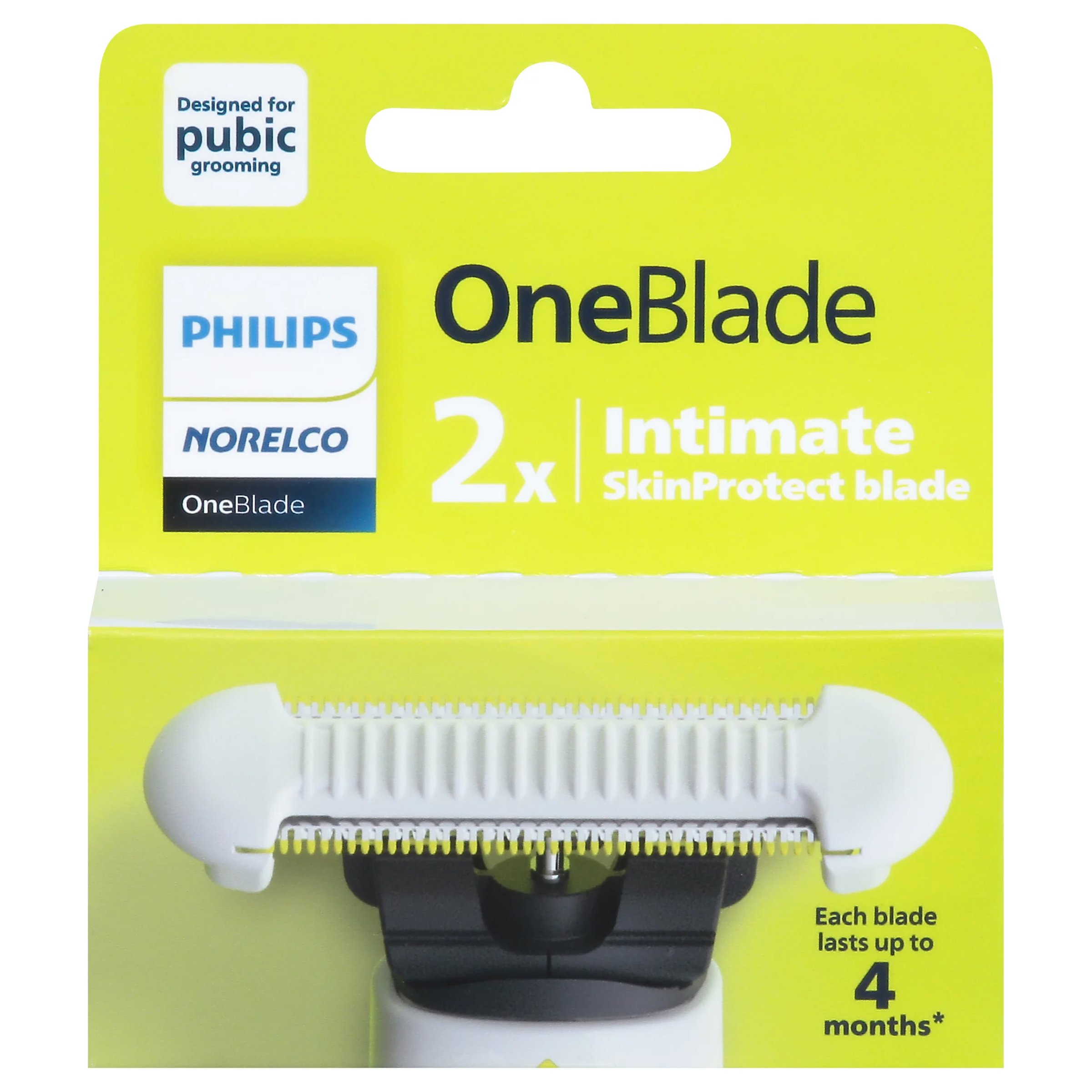 Philips Norelco OneBlade Intimate Skin Protect Blade Refill Shop