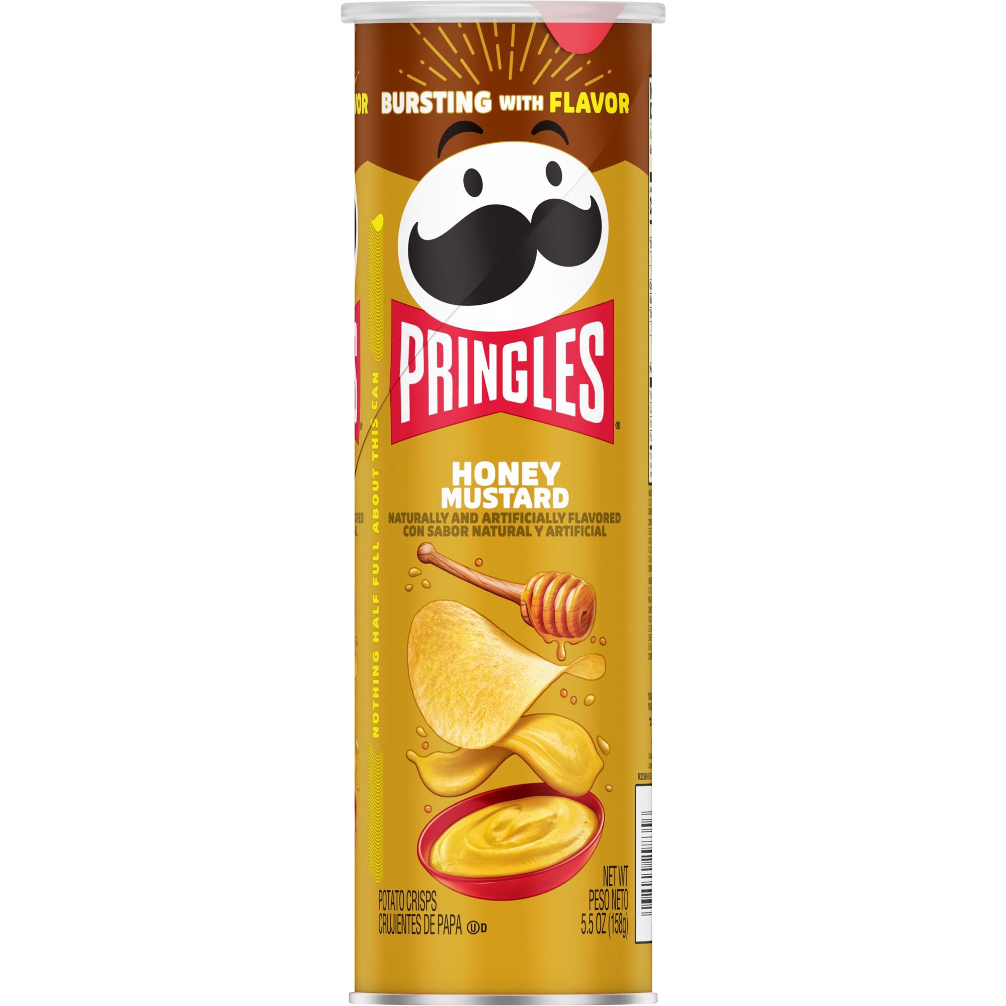 Pringles Honey Mustard Potato Crisps Chips Shop Chips At H E B