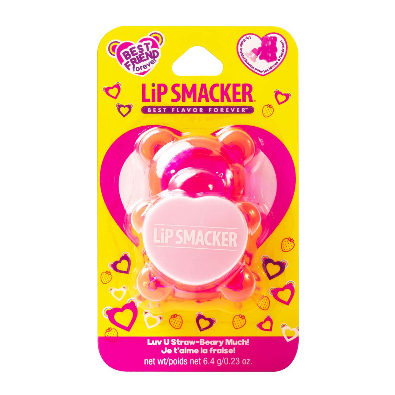 Lip Smacker Best Friends Forever Luv U Straw Beary Much Shop Lip