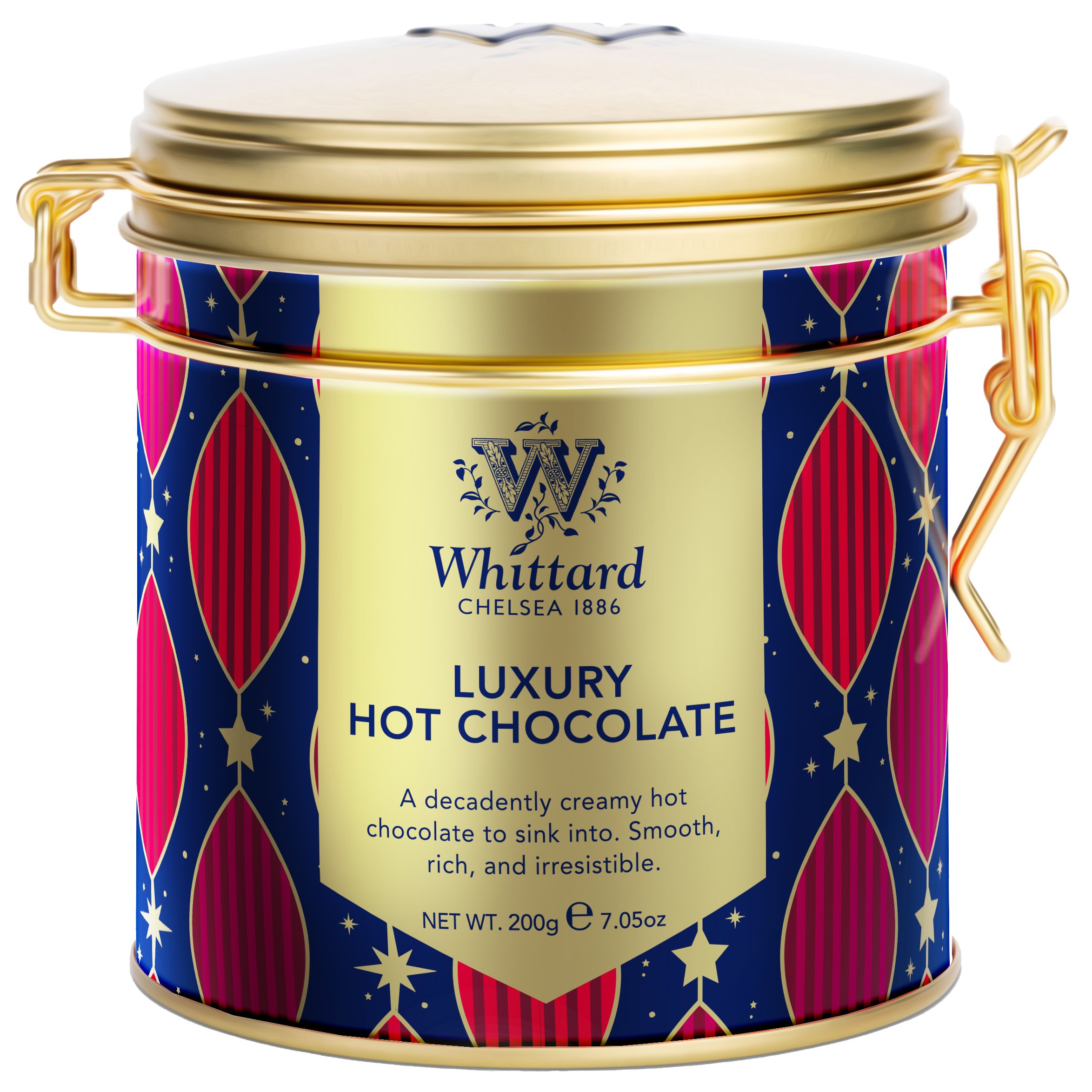 Whittard Luxury Hot Chocolate Clip Top Tin 7 05 Oz Central Market