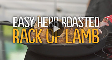 Easy Herb Roasted Rack of Lamb