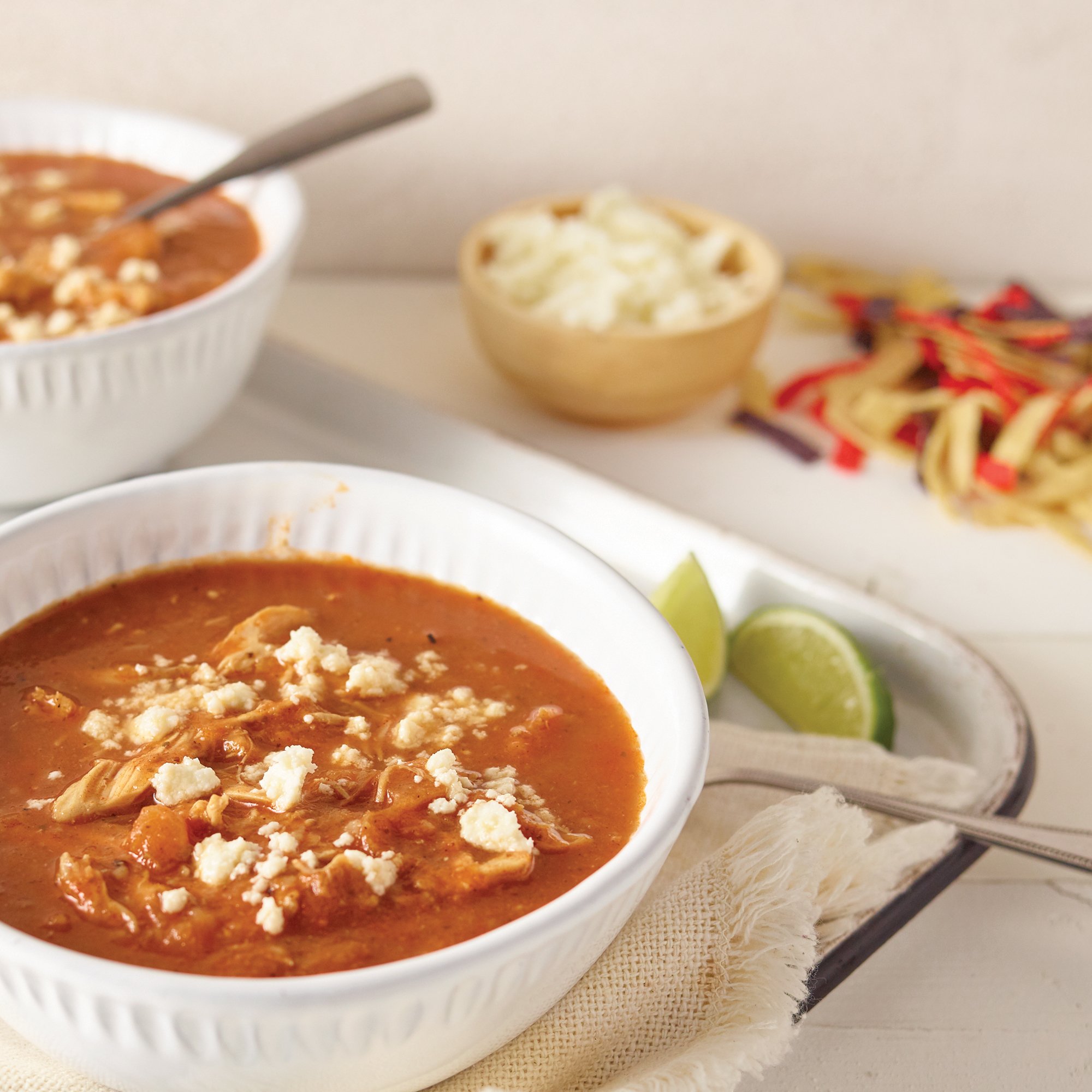 2 Step Chicken Tortilla Soup Recipe from HEB