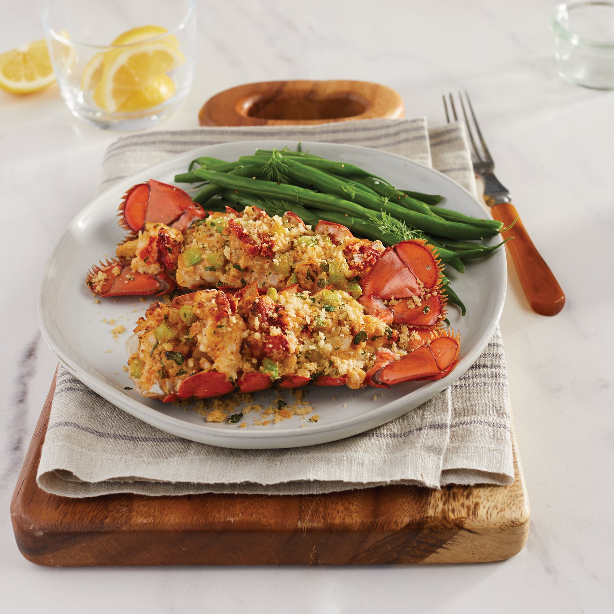Air Fryer Lobster Thermidor Recipe from HEB