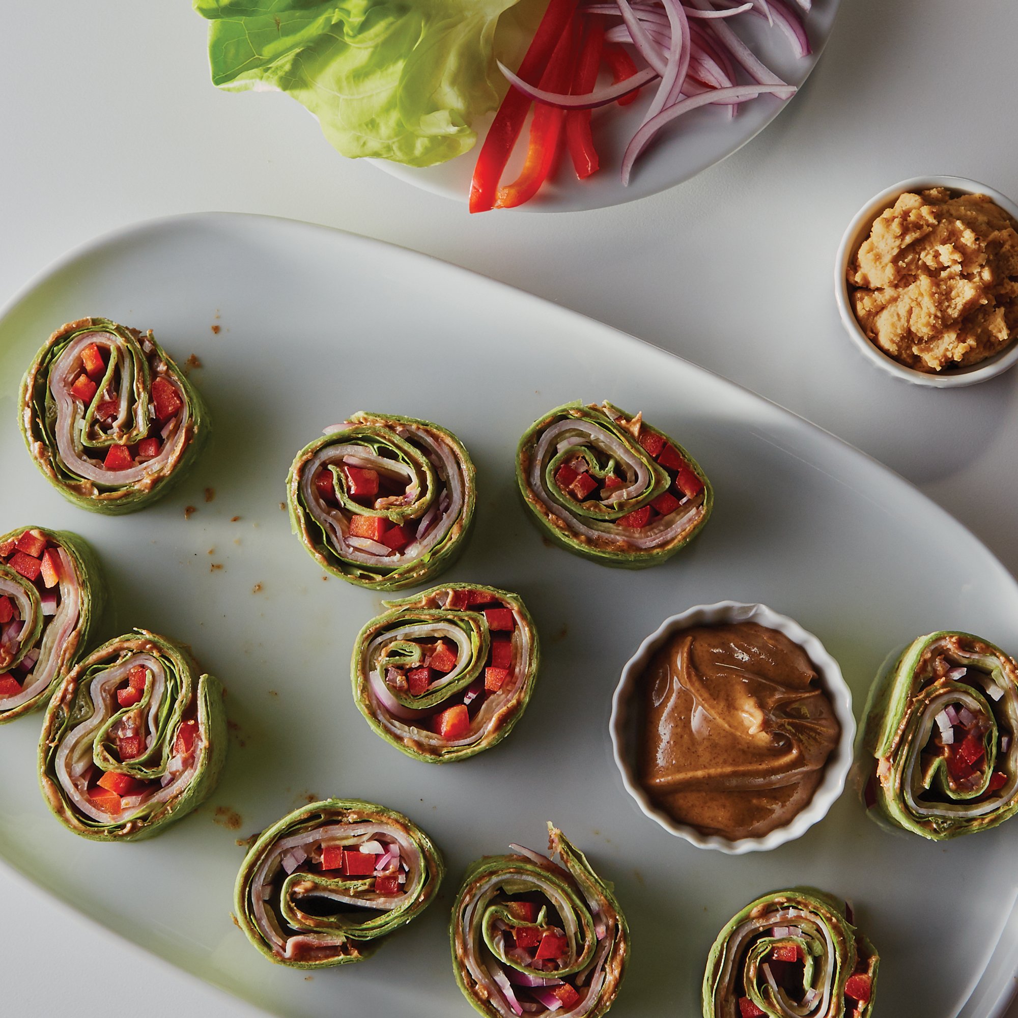 Almond Butter Veggie Wrap Recipe from HEB