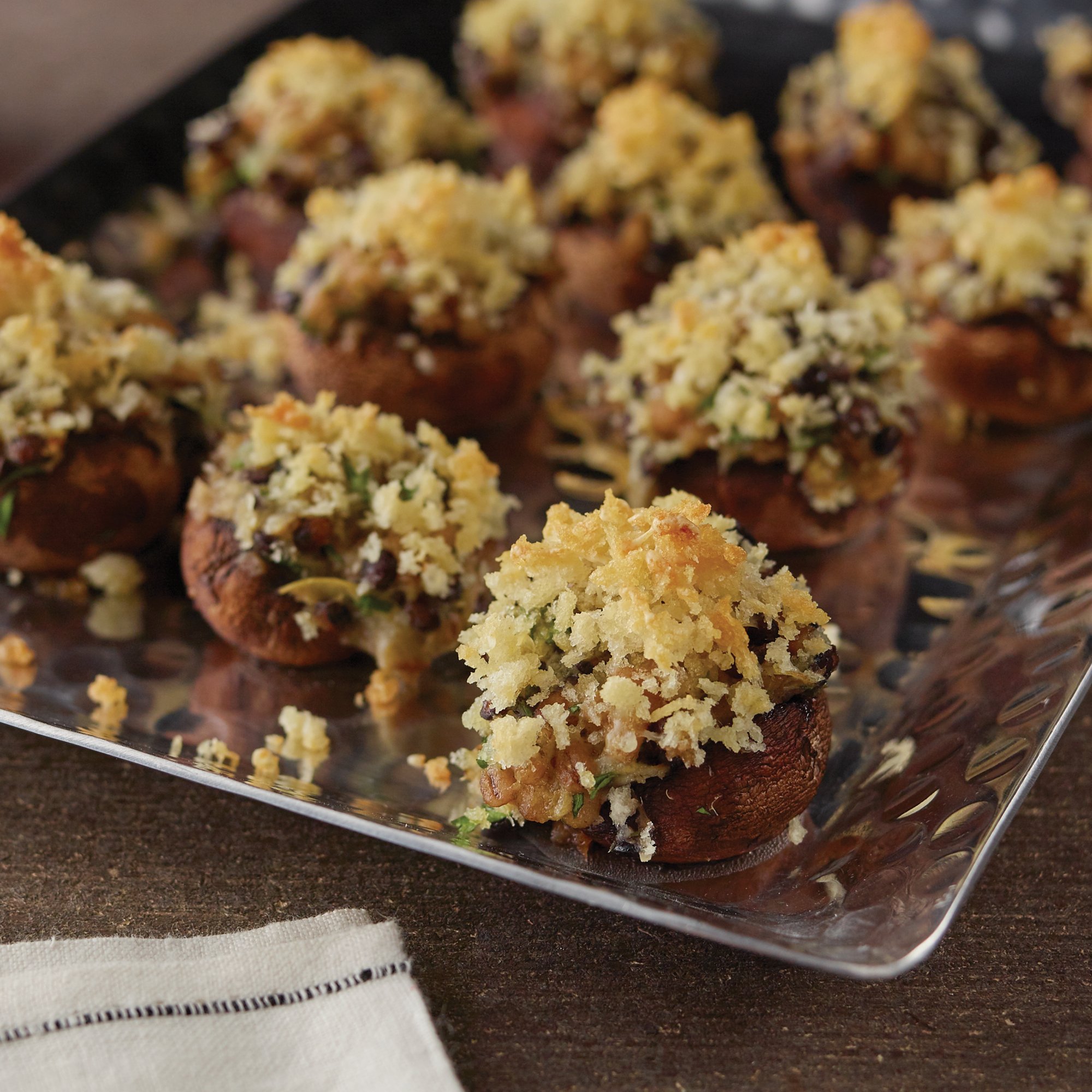 Artichoke Parmesan Stuffed Mushrooms Recipe from HEB