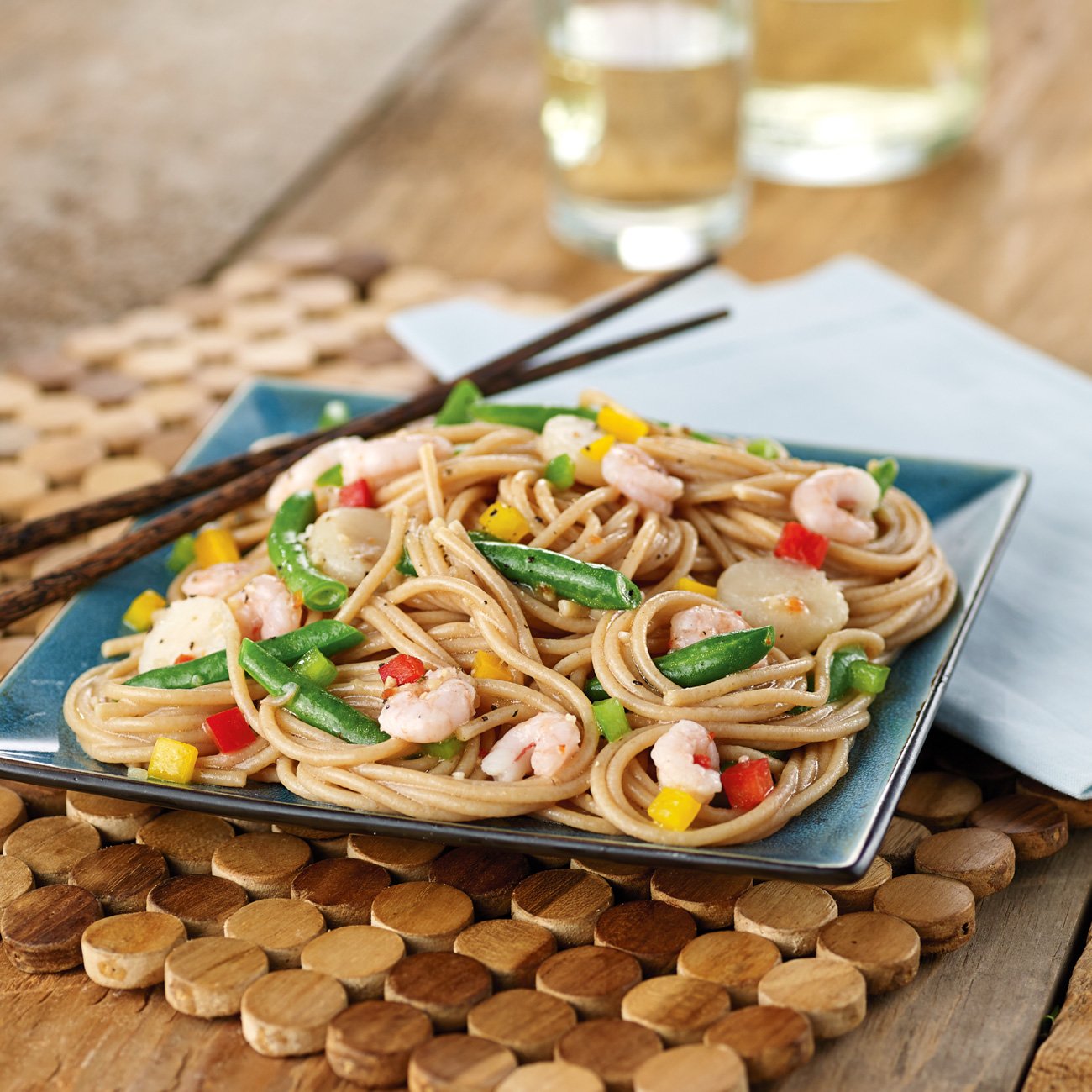 Asian Shrimp Noodle Salad Recipe from H-E-B