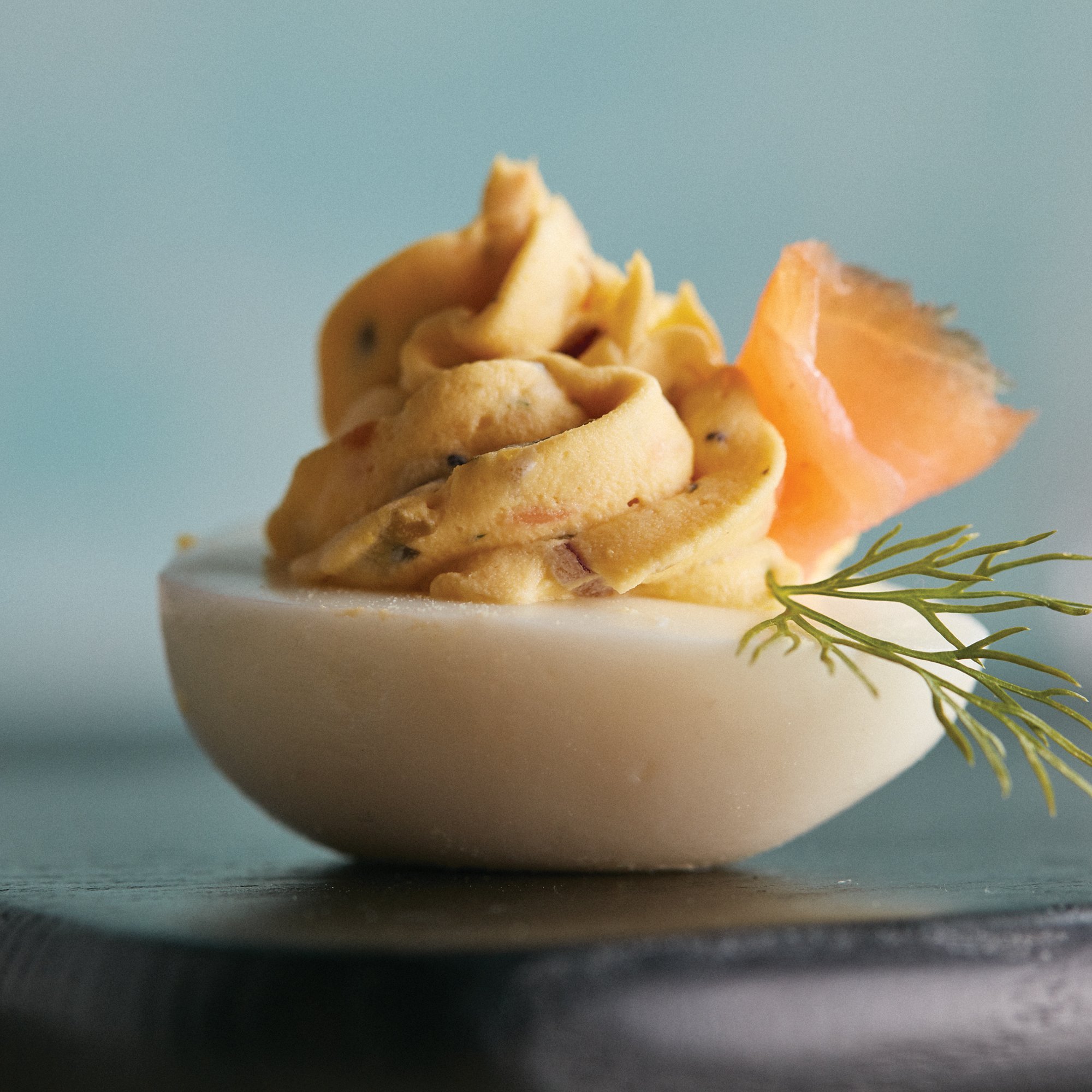 Bagel & Lox Deviled Eggs Recipe from HEB