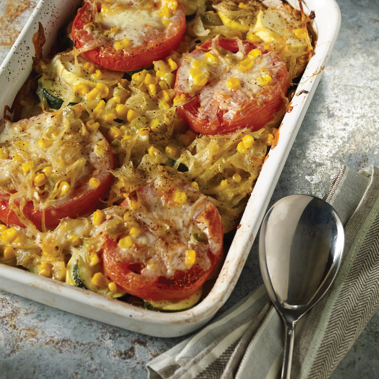 Baked Southwest Squash Casserole Recipe from HEB