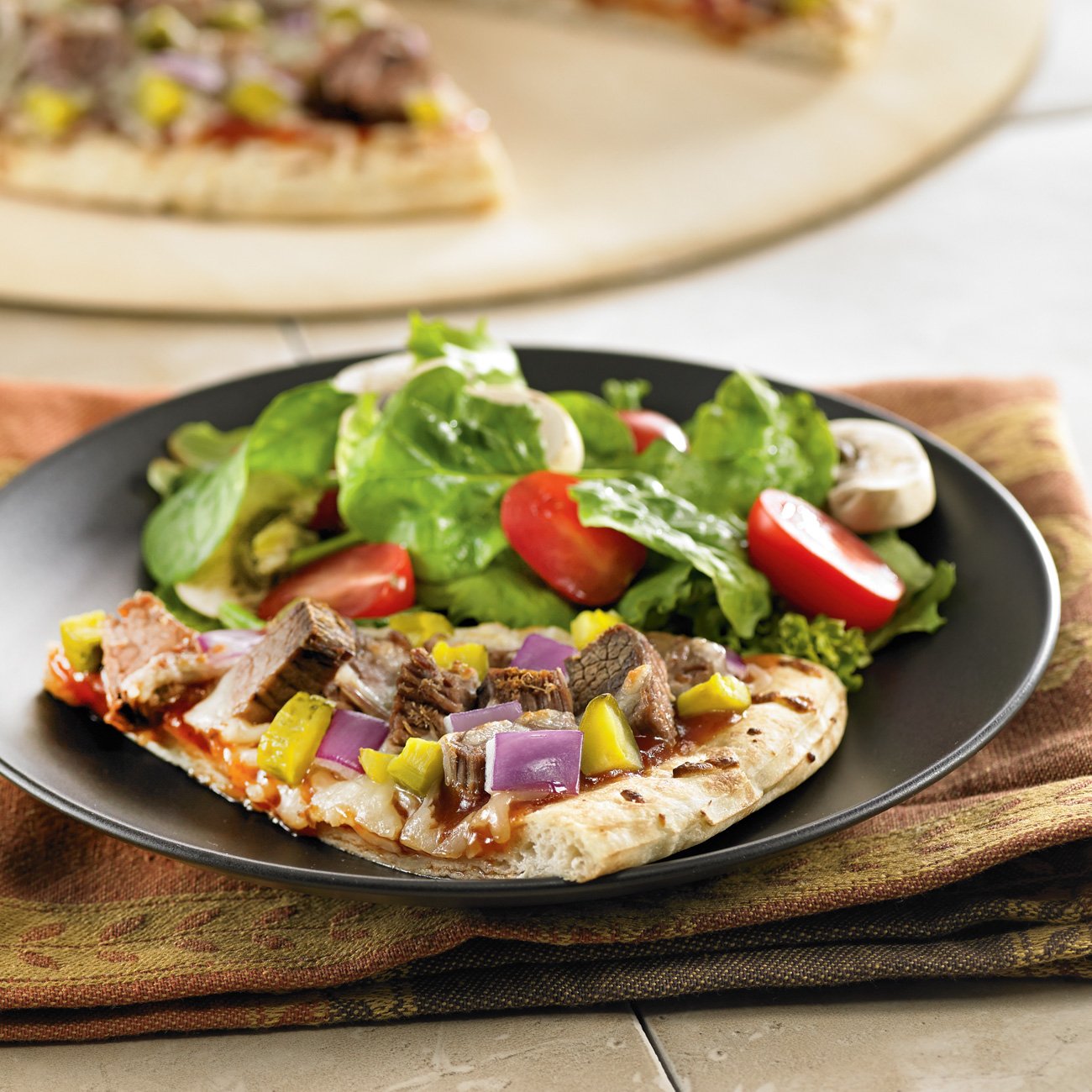 BBQ Brisket Pizza Recipe From H-E-B