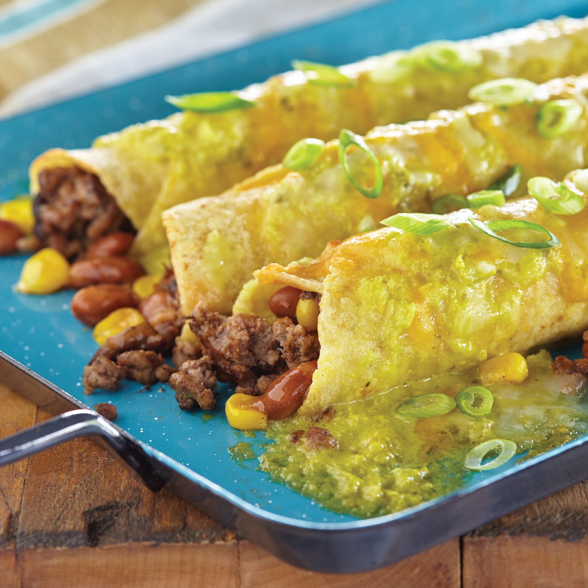 Beef, Bean And Bacon Enchiladas Recipe From H-E-B