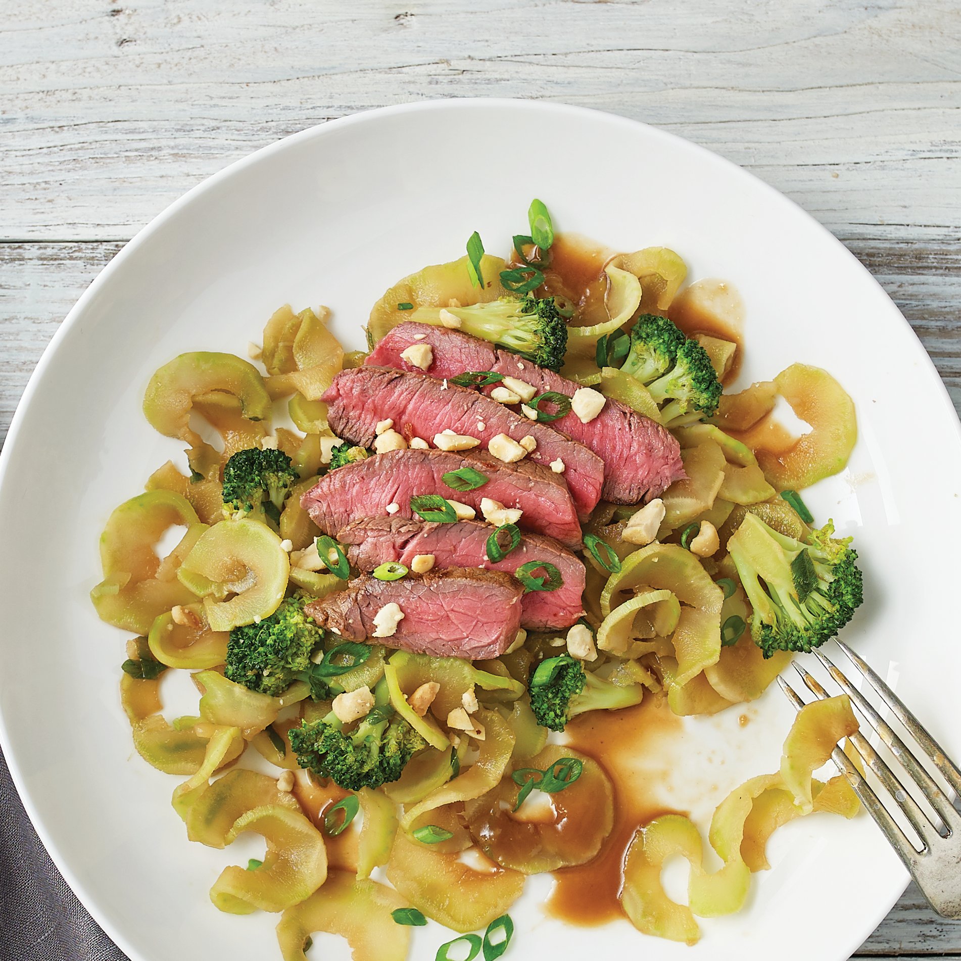 Beef & Broccoli Zoodles Recipe from HEB